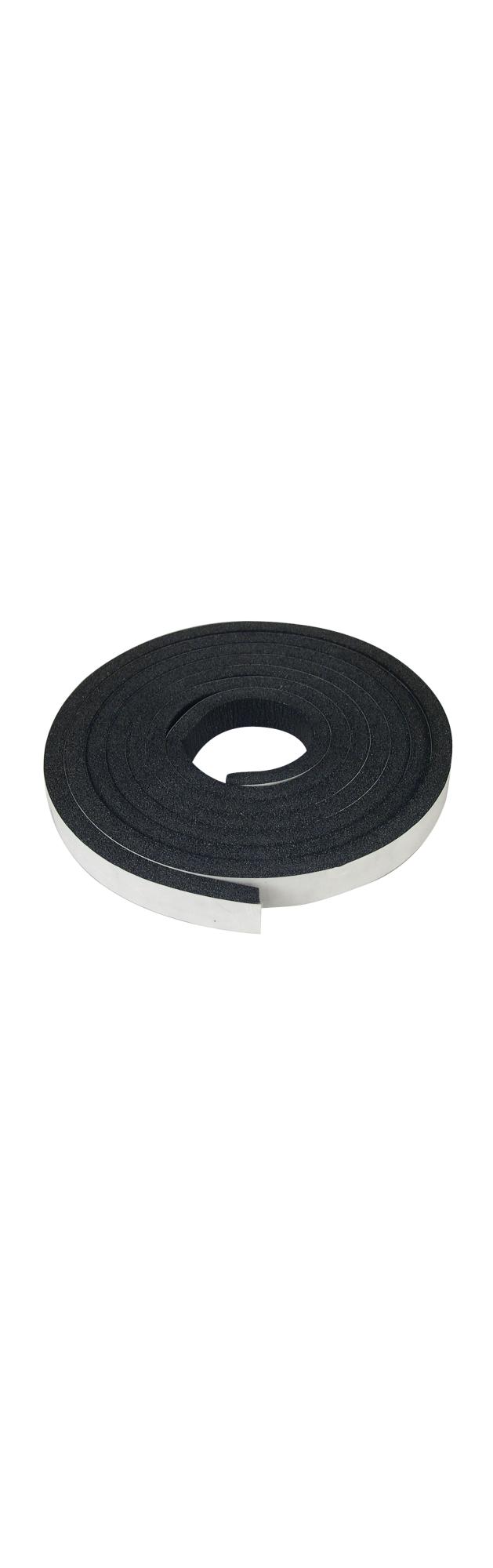 3/8" x 3/4" x 10' Black Foam Tape