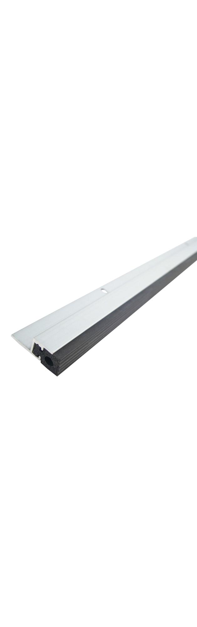 Silver Aluminum Weatherstrip Door Set