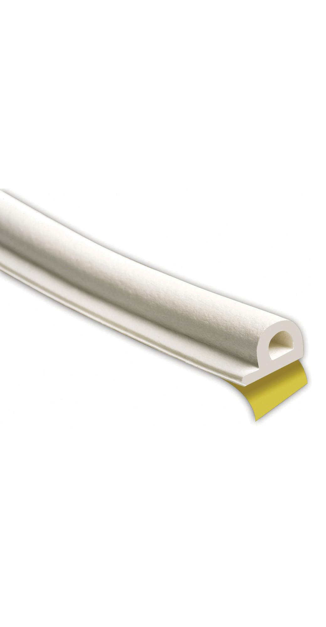 7/32" White Weatherstrip Self-Stick Tape