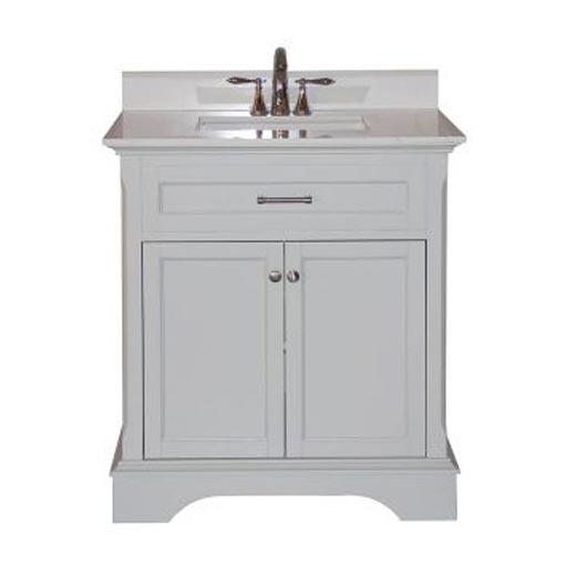 30" Light Grey Vanity