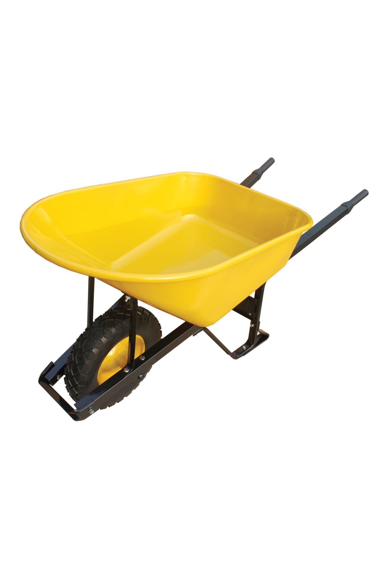 6 Cu.Ft. Contractor Steel Wheelbarrow