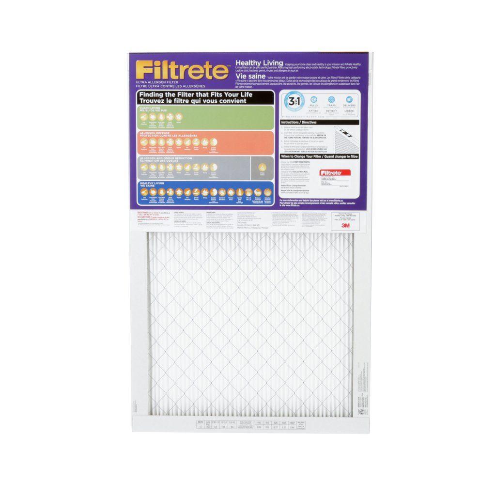 Filtrete Ultra Allergen Air Filter 16 X 25 X 1-2/Pack