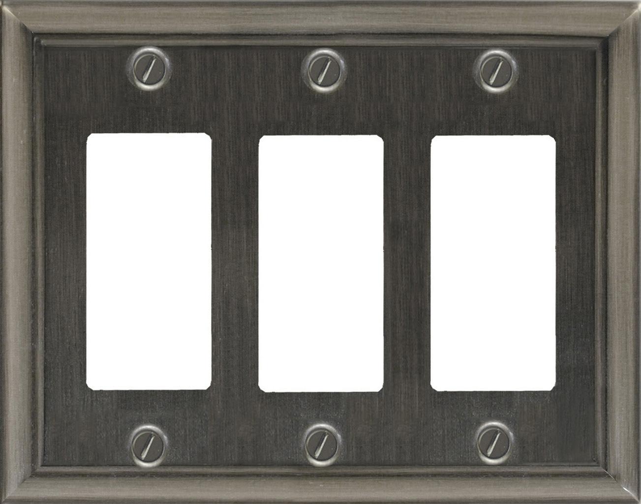 Triple Rocker Wall Plate