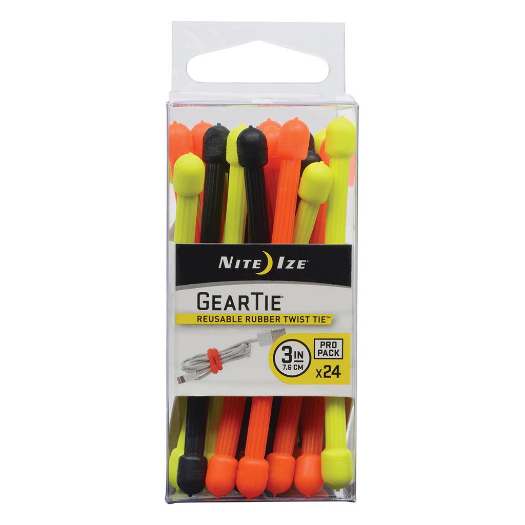 Gear Tie Propack 3" - Assorted