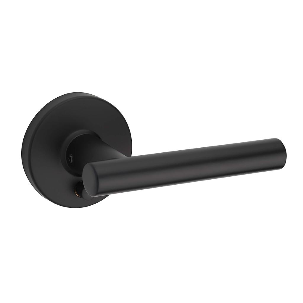 Bergen Lever Privacy 6-1 Auto Release, Matte Black