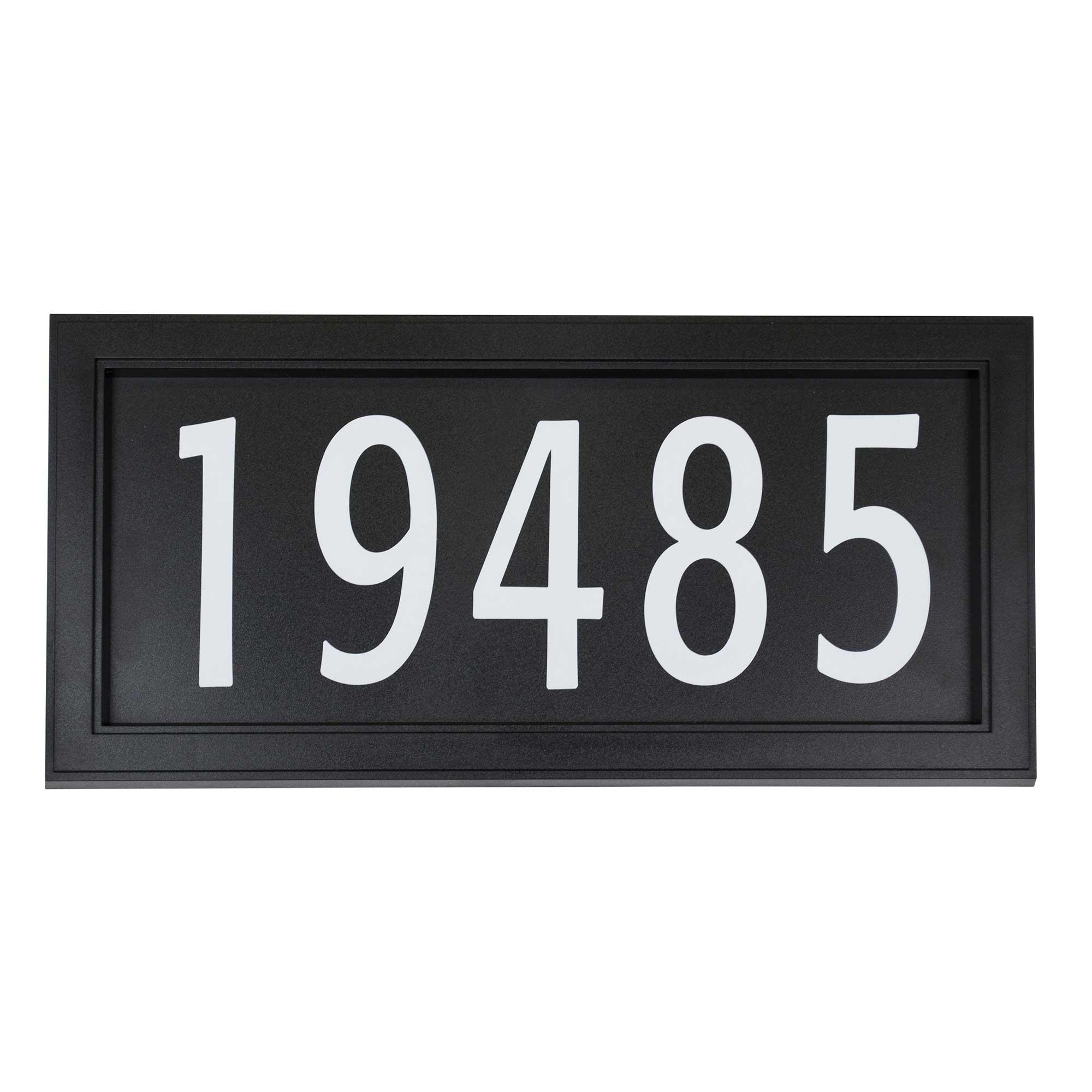 Diy Address Plaque, Modern