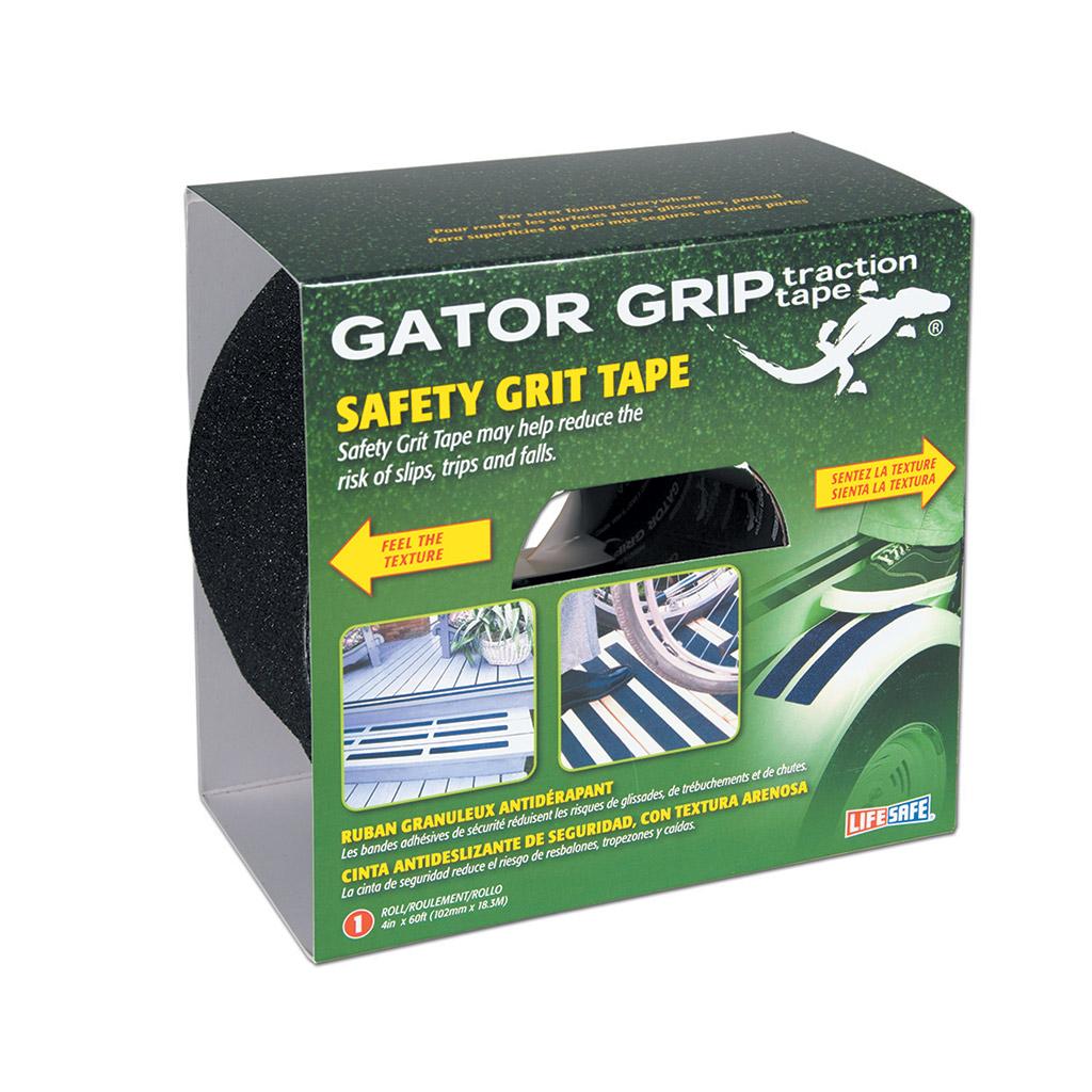 Ruban à prise antidérapante Gator 4 po x 60 pi, noir