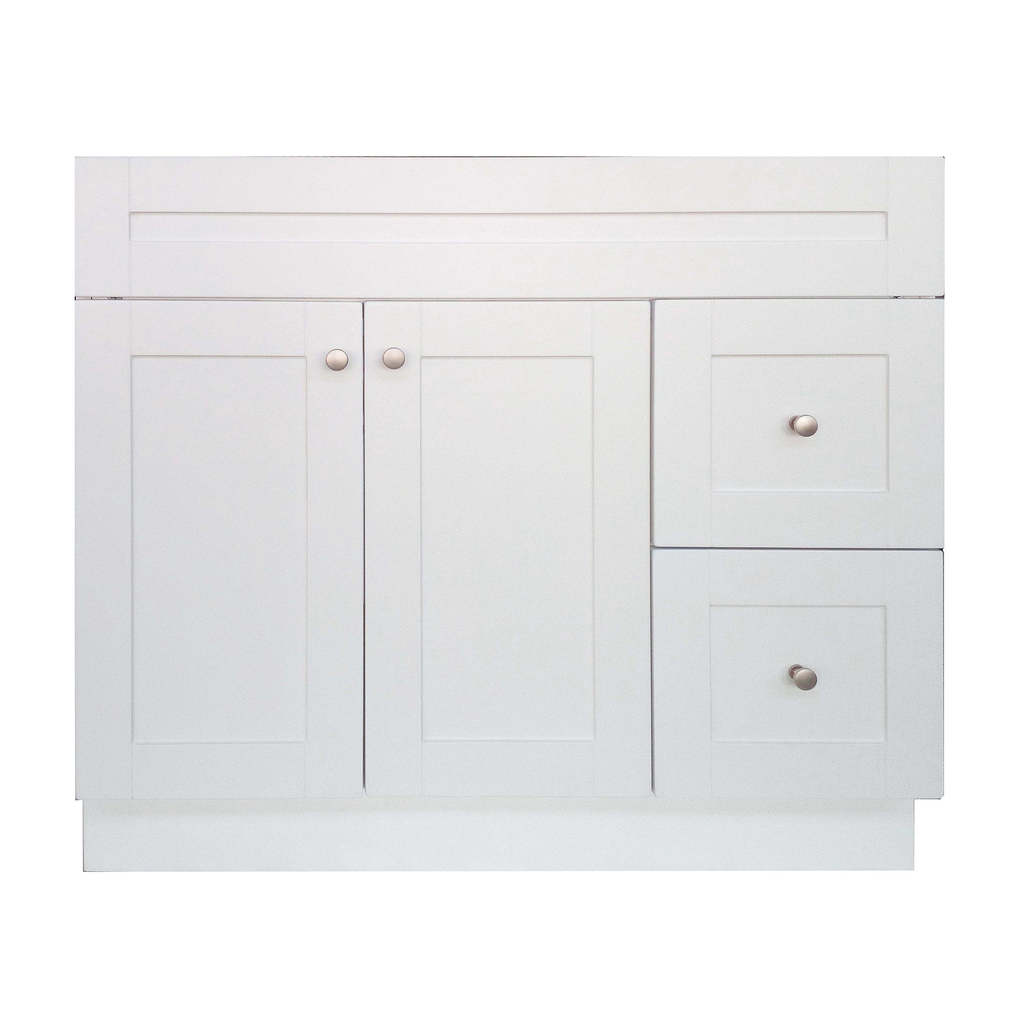 36" Classic White Vanity