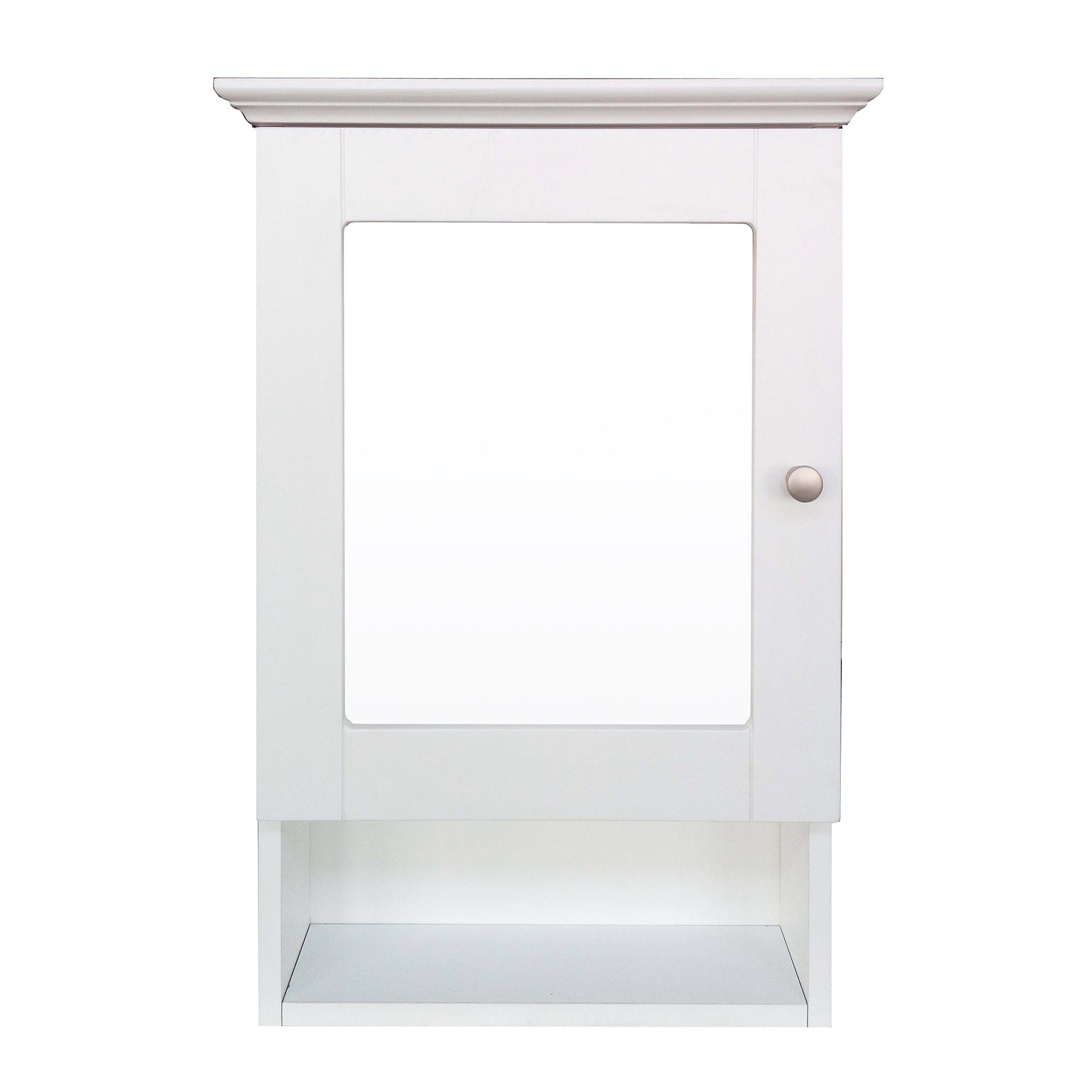 17" Classic White Medicine Cabinet