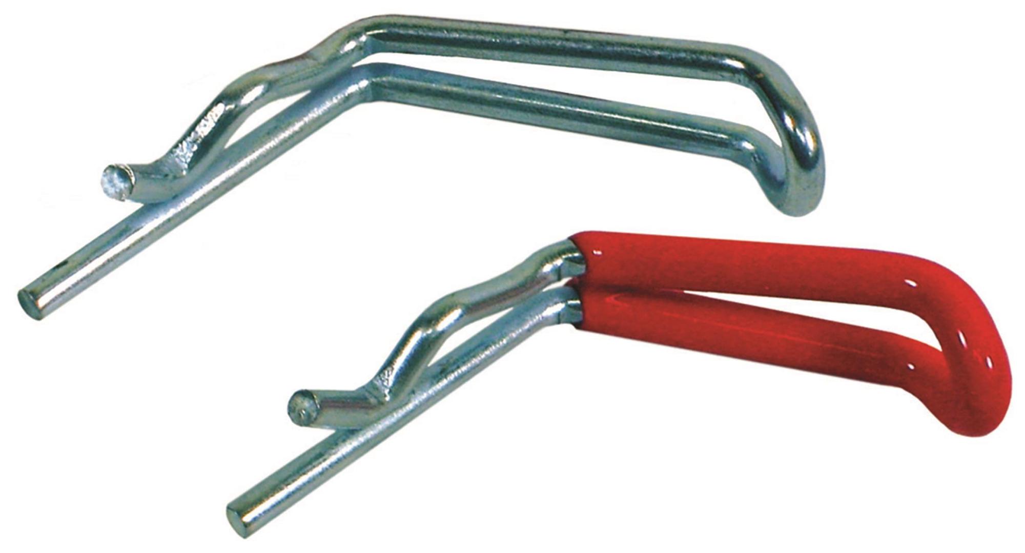 Pince en vinyle E-Z clip 0,148 po, rouge