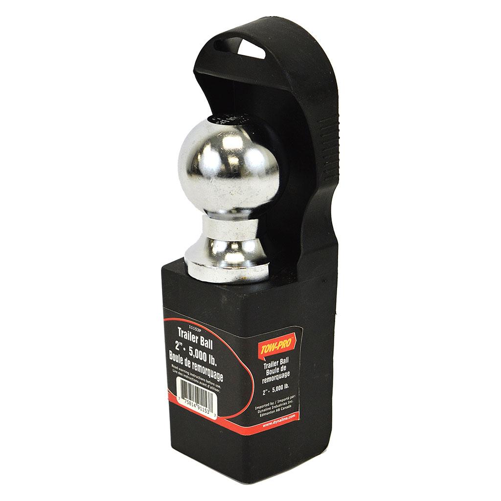 Boule de remorque 2 po, avec tige de 1 po