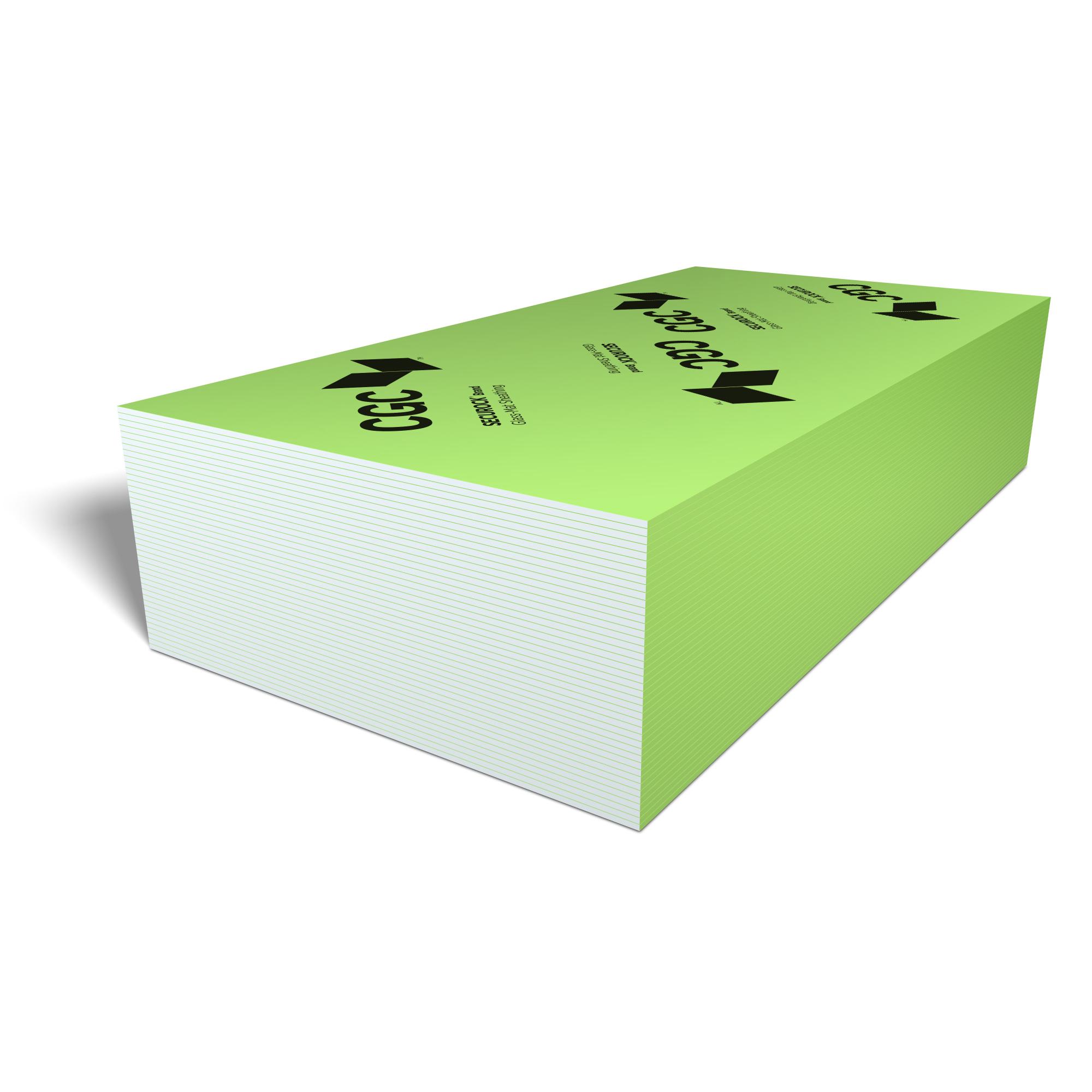Securock 9' x 4' x 1/2" Ultra Light Glass Mat Sheathing