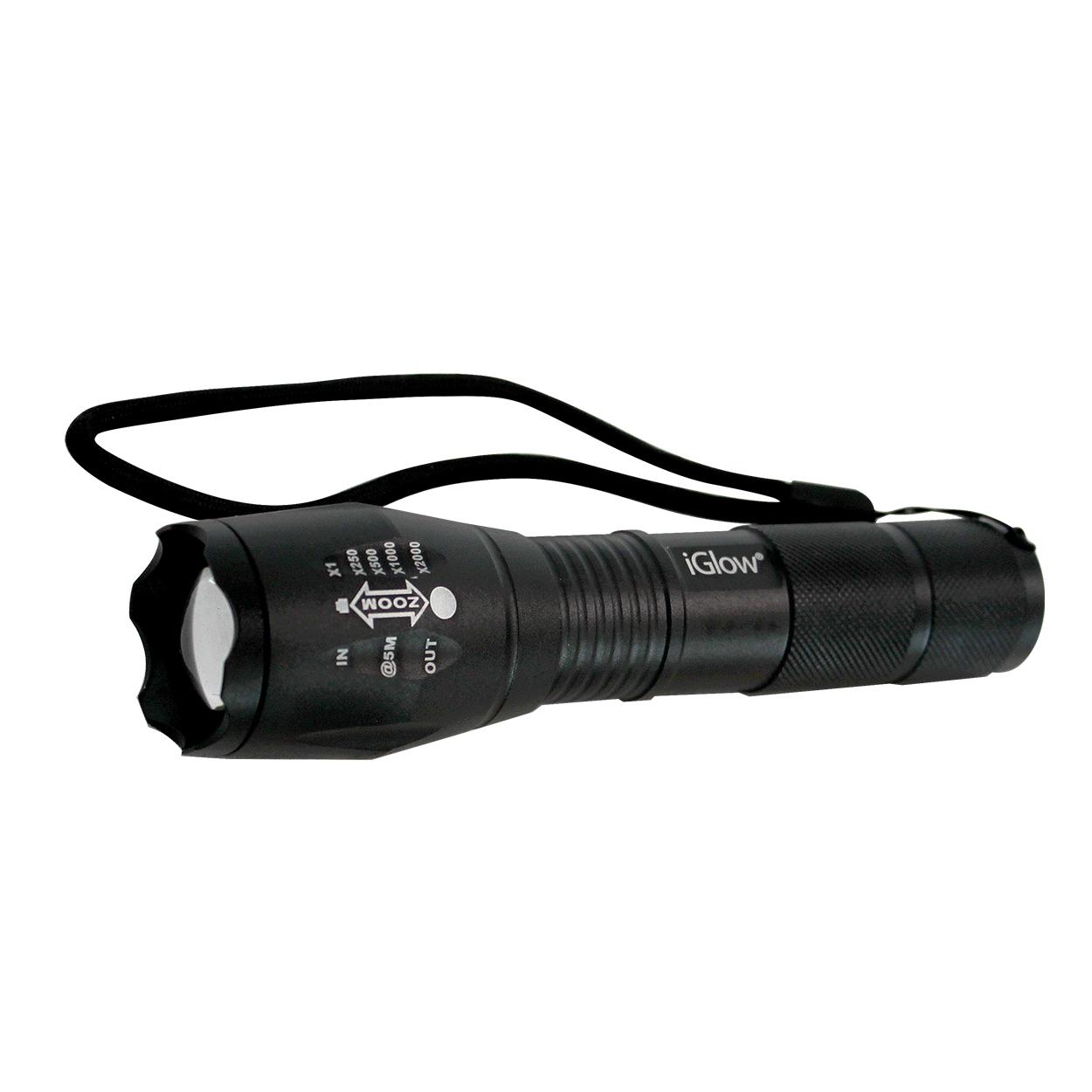 Lampe de poche tactique Iglow 300 lumens