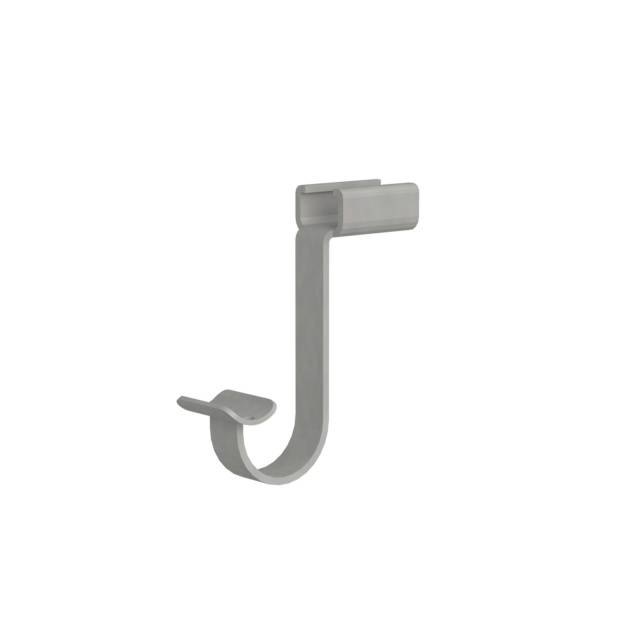 Ventilated Wood Metal Hang Rod Support in Satin Nickel