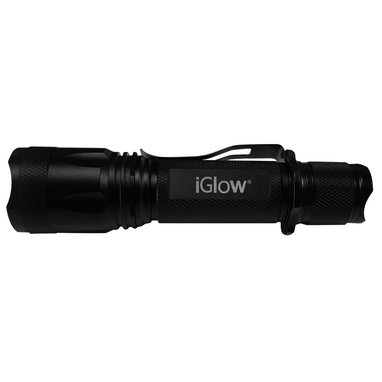 Lampe de poche tactique rechargeable Iglow 1 000 lumens