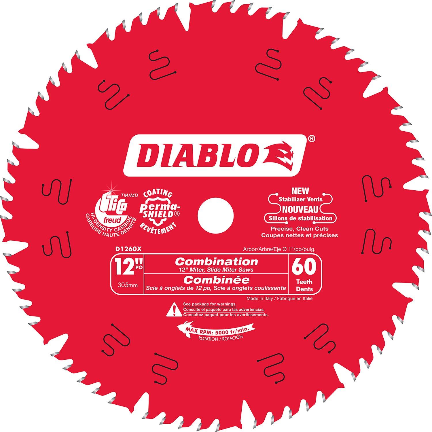 12 Inch x 60t Combination Blade