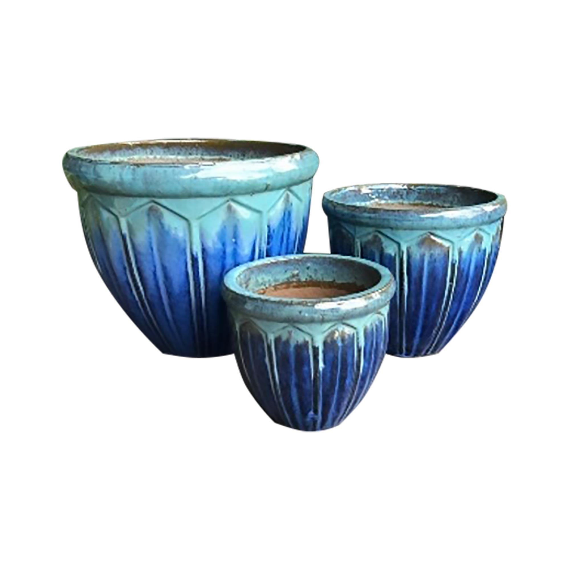 Embossed Pots Assorted 8.5"
