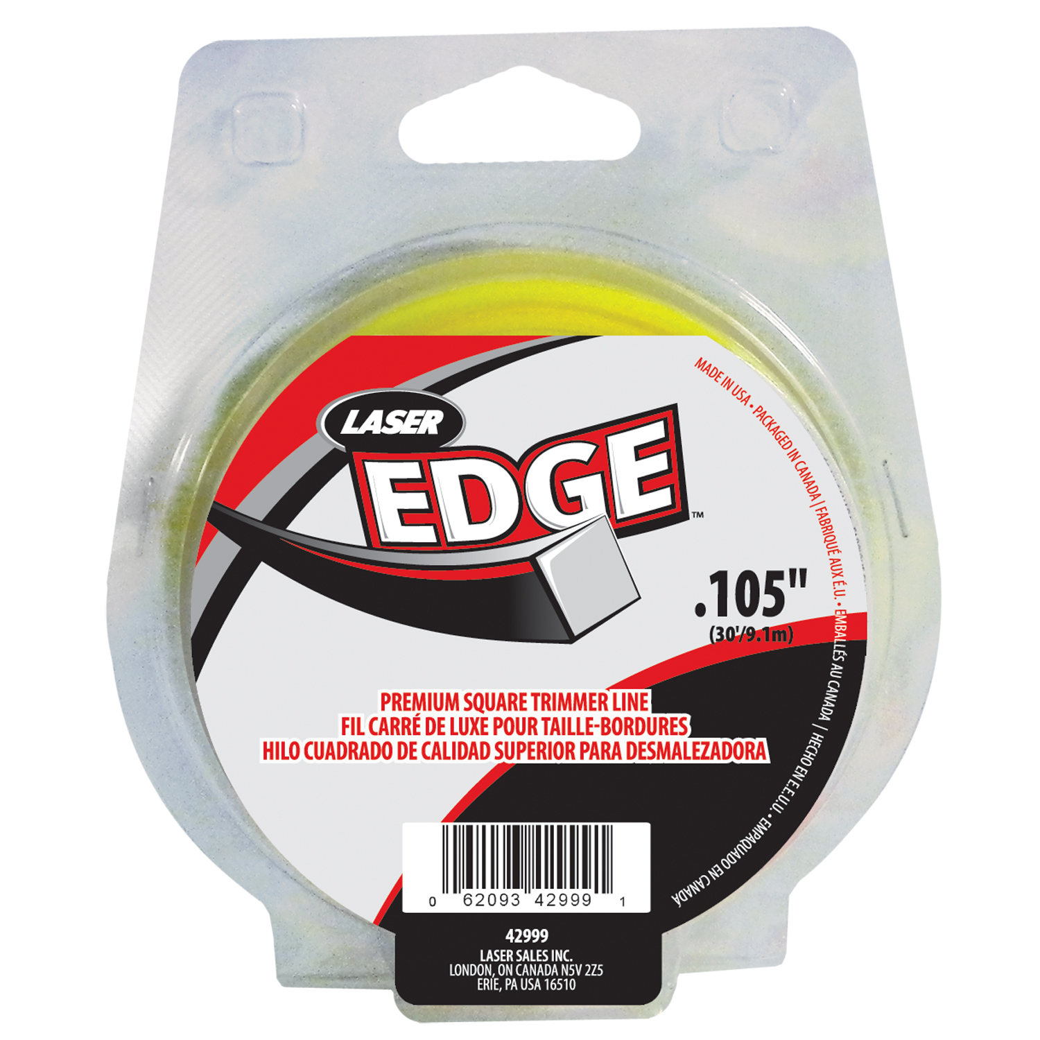 30' Square Trimmer Line .105