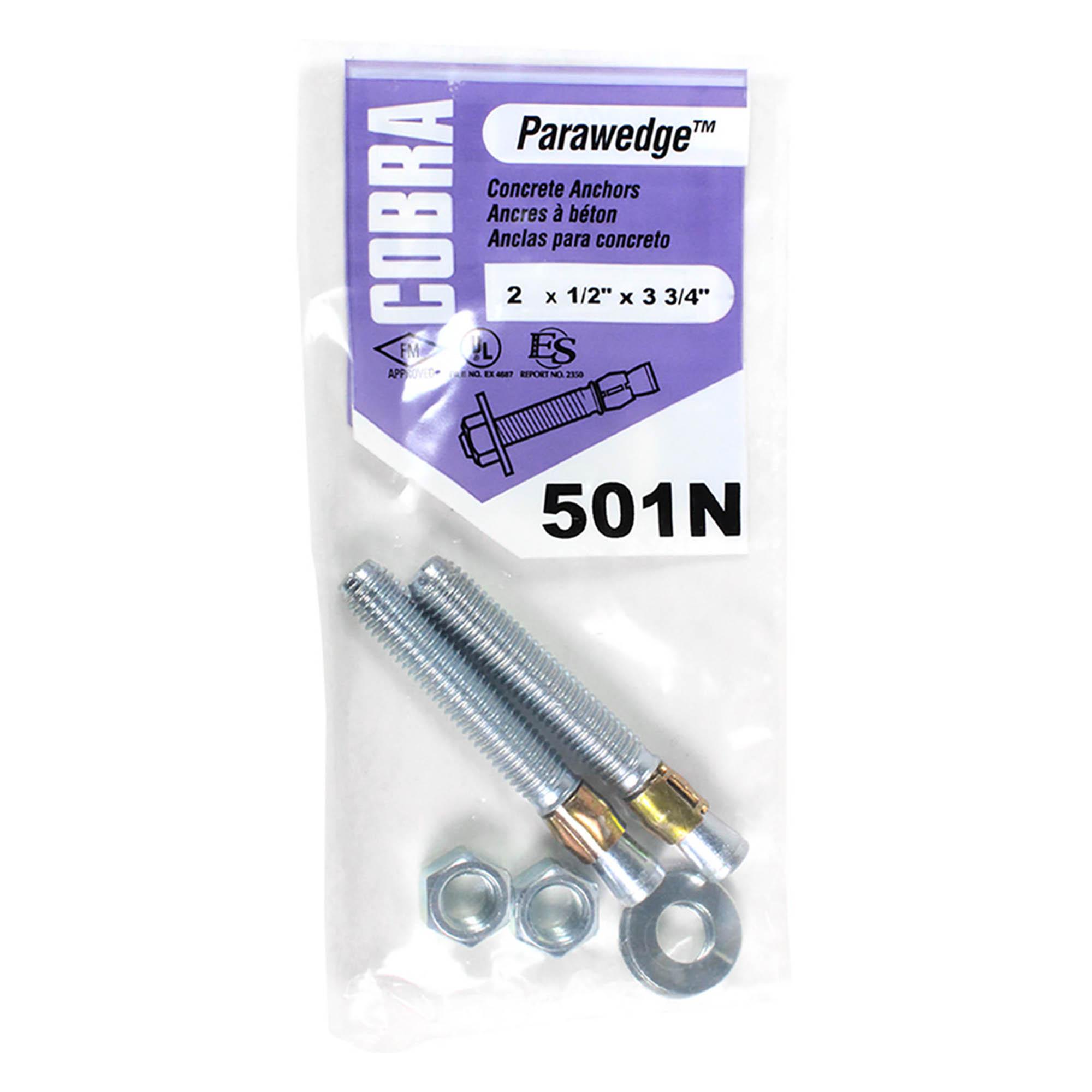 1/2" x 3-3/4"