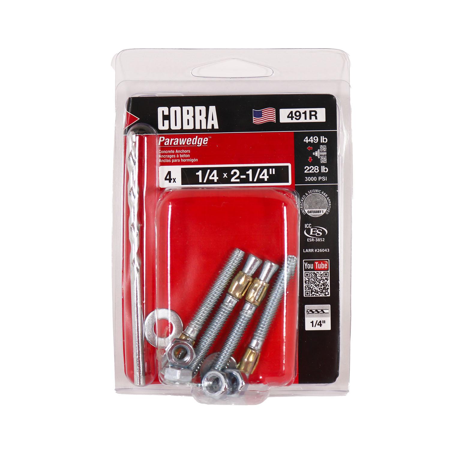 1/4" x 2-1/4"