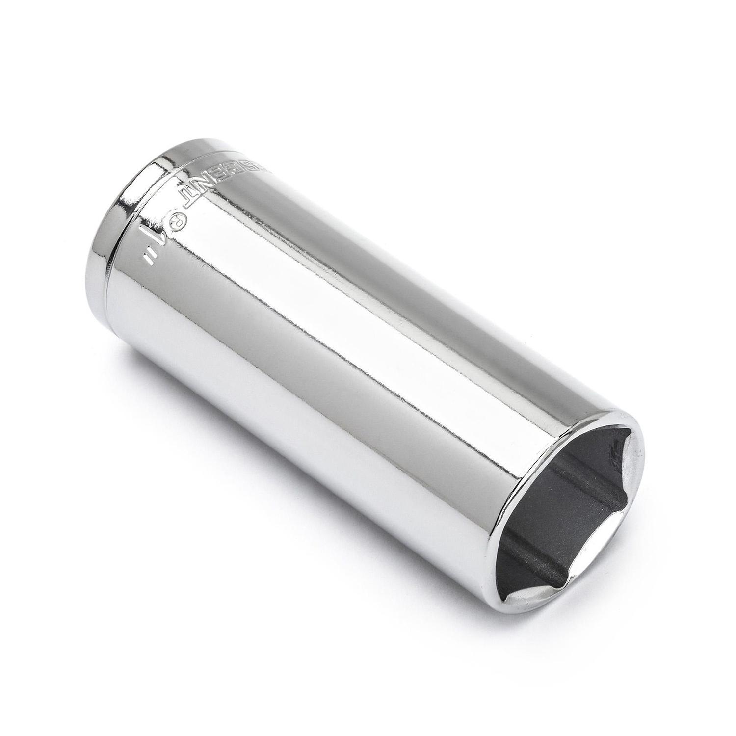 1/2 Inch Drive, 1 Inch Deep Socket-6 Point