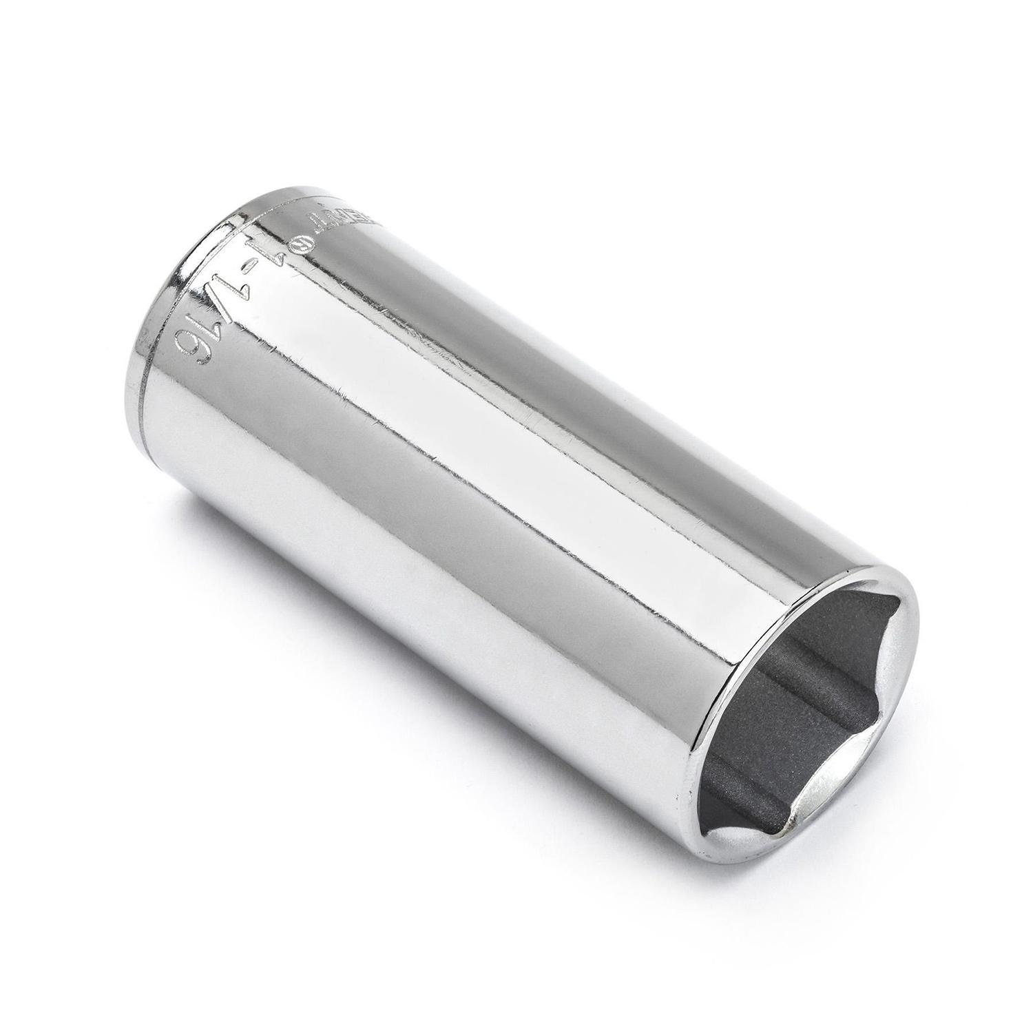 1/2 Inch Drive, 1-1/16 Inch Deep Socket-6 Point