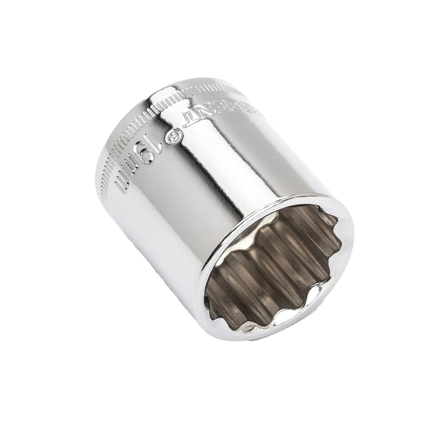 3/8 Inch Drive 19 mm Socket-12 Point