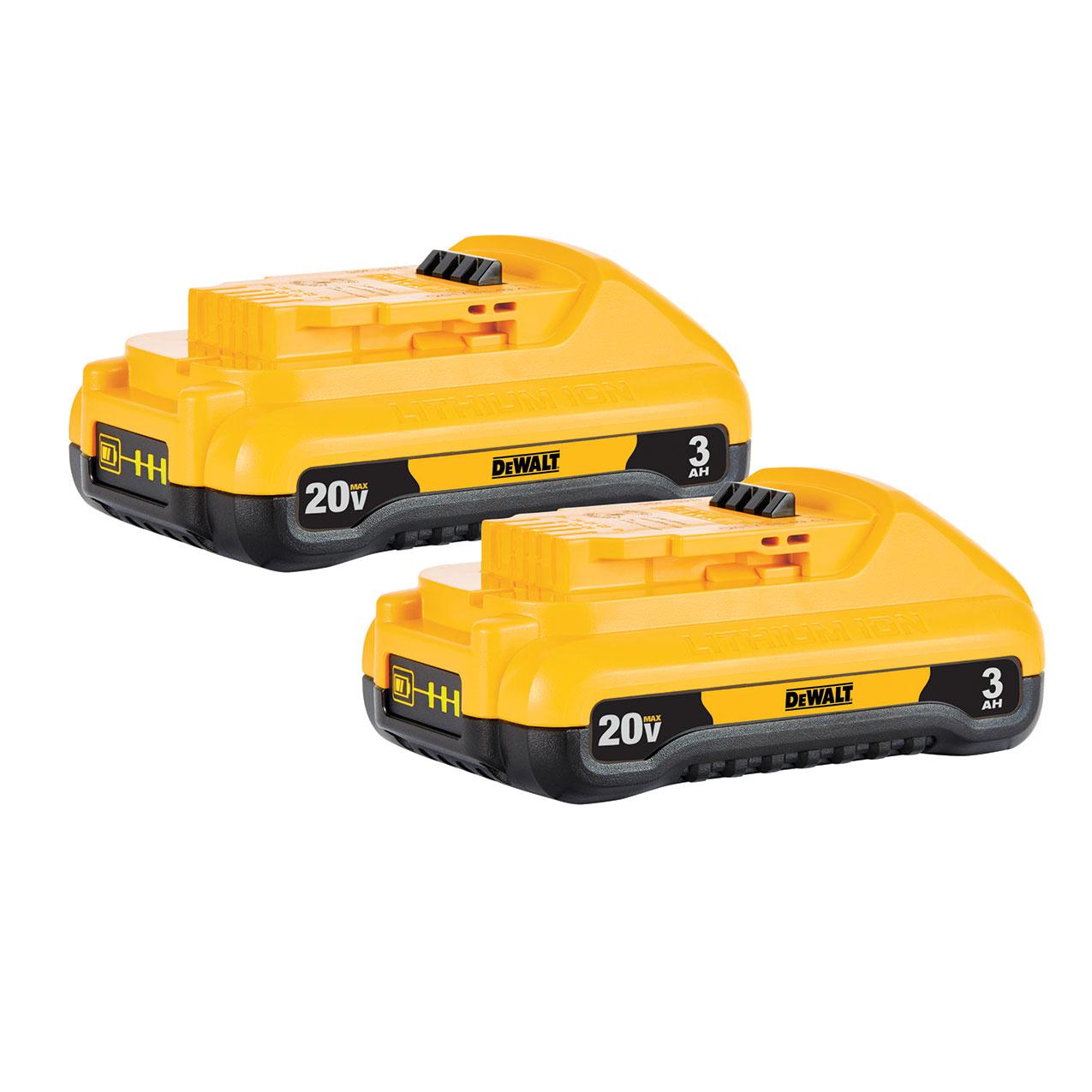 20V Max Lithium Ion Compact 3.0ah Battery-2/Pack