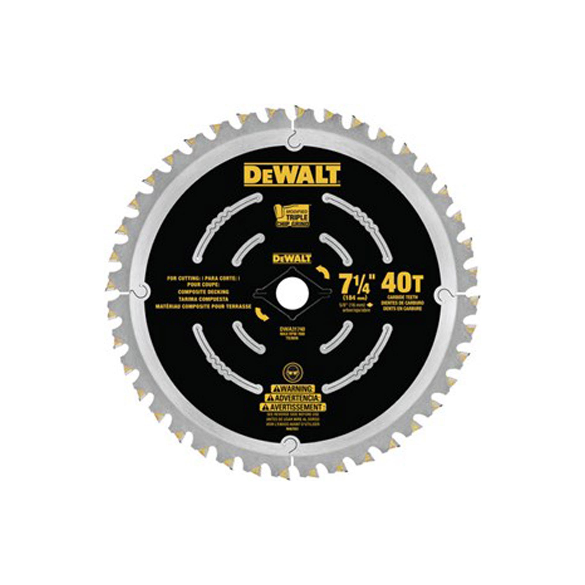 7-1/4 Inch Composite Decking Saw Blade