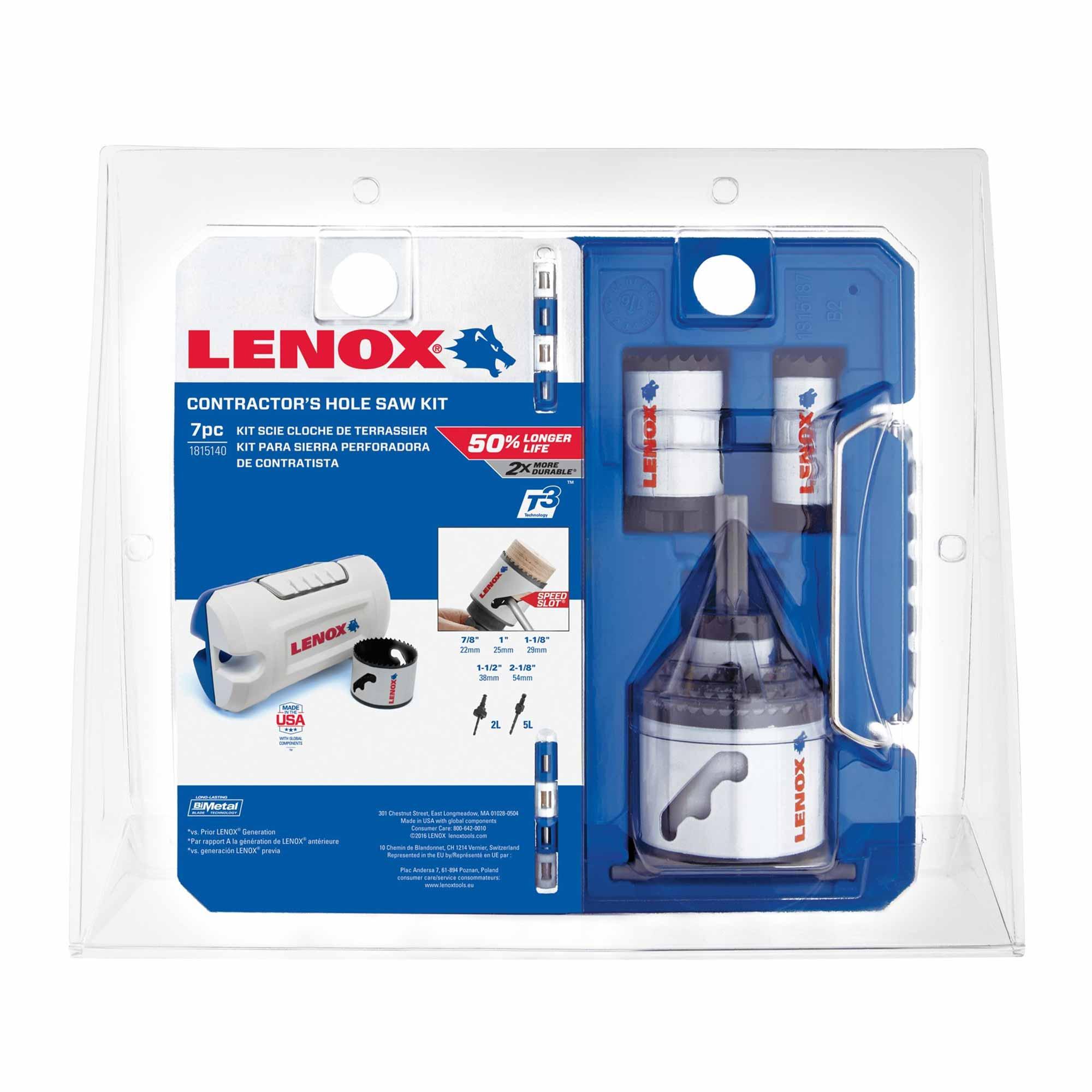 Plumbers Speed Slot Hole Saw Kit, 7 Piece