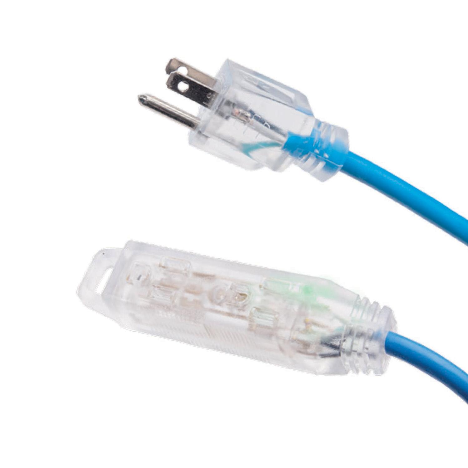 Cordon banane SJTW 16 AWG 15 pi triple prise