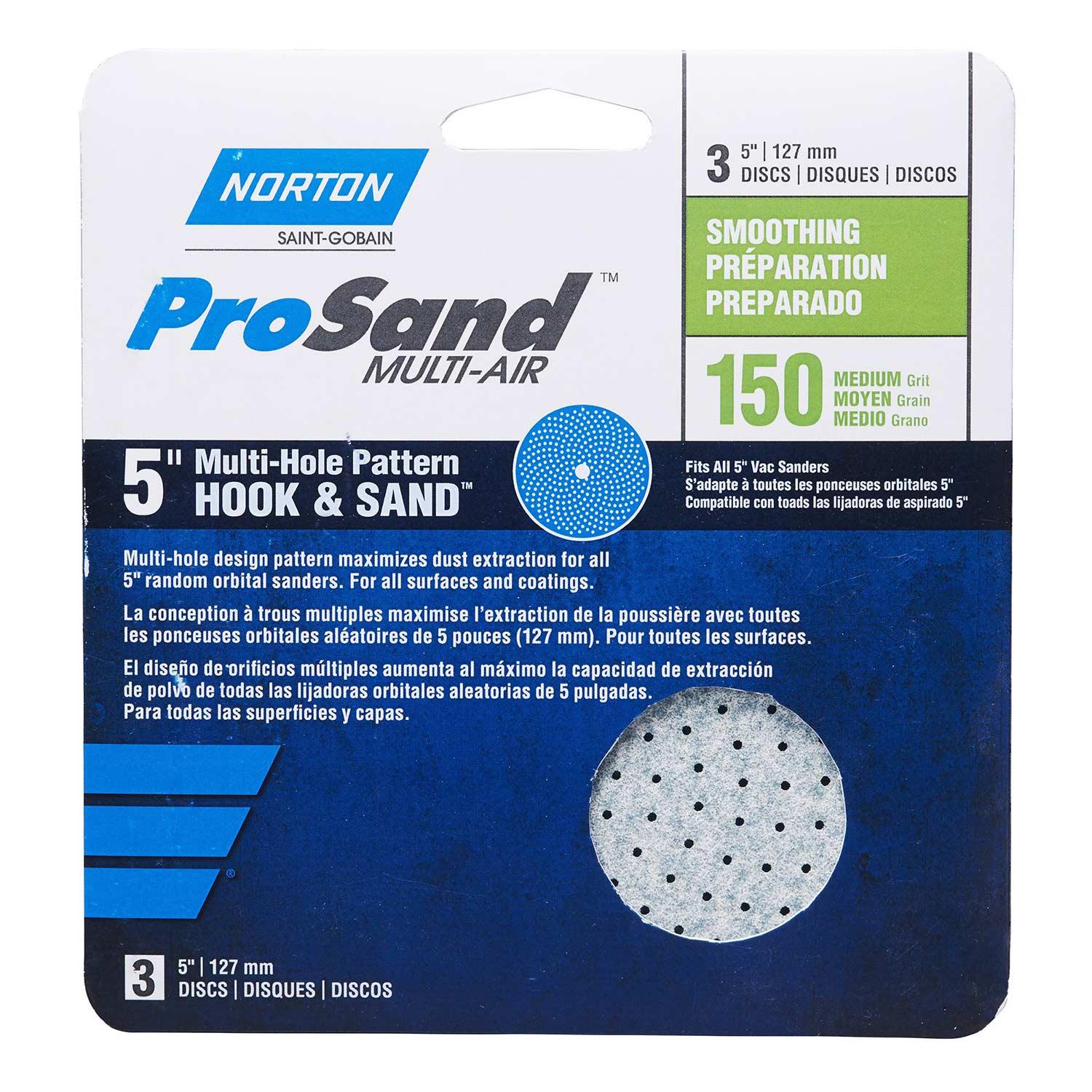 5" Cyclonic ProSand Hook & Sand Disc 150 Grit-3/Pack