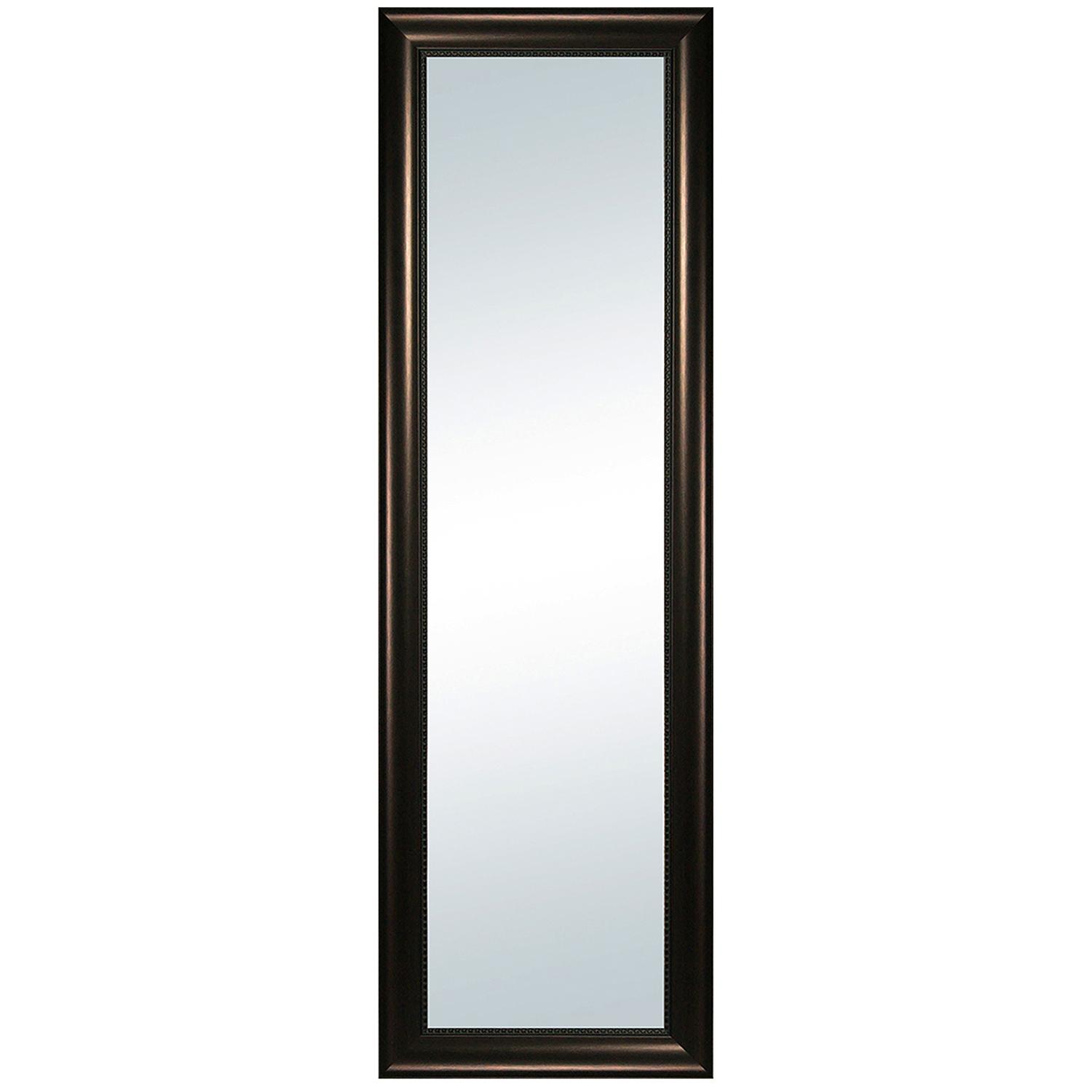 Bronze Park Avenue Classic Door Mirror 16-3/4" x 52-3/4"