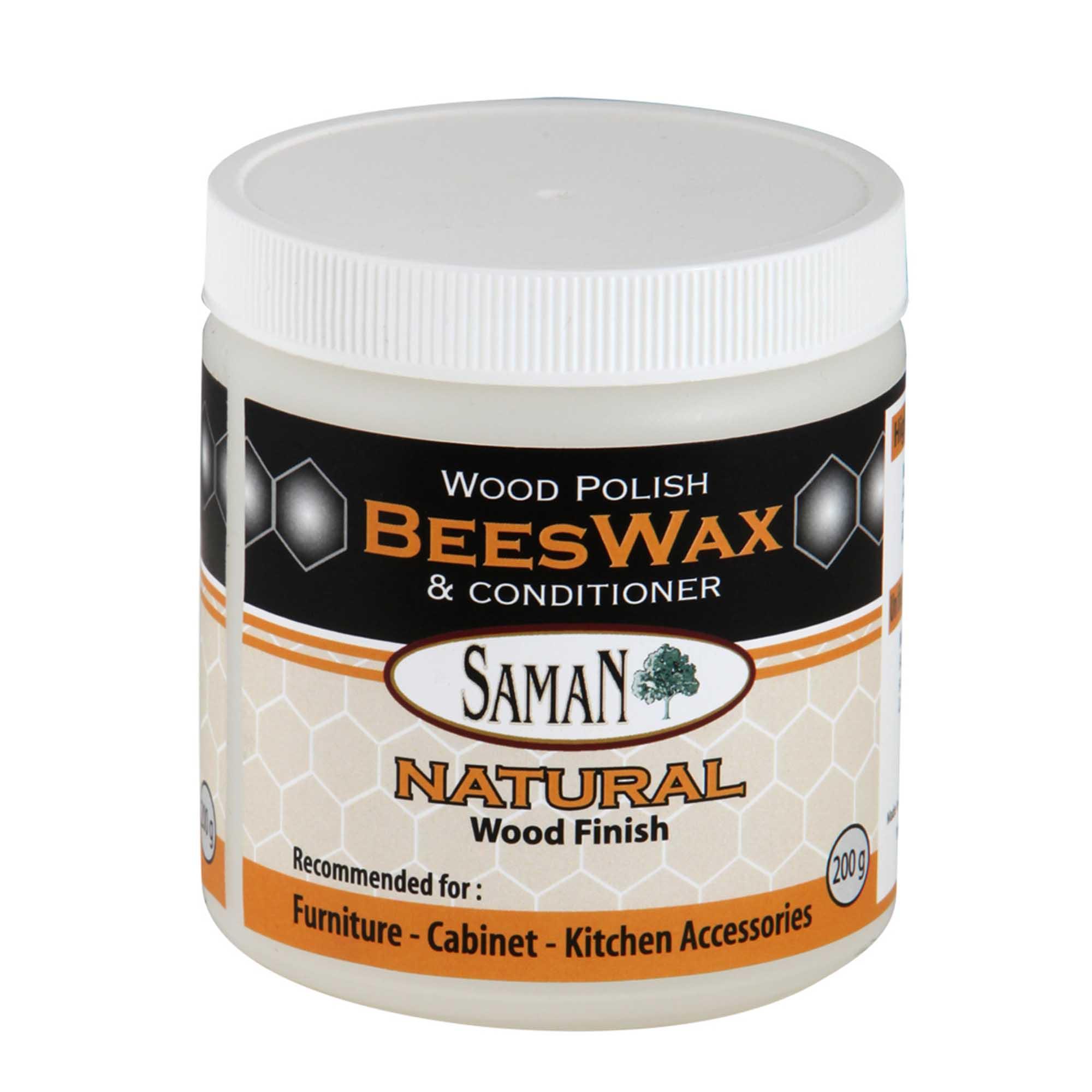 Wood Polish Beeswax & Conditioner 200g