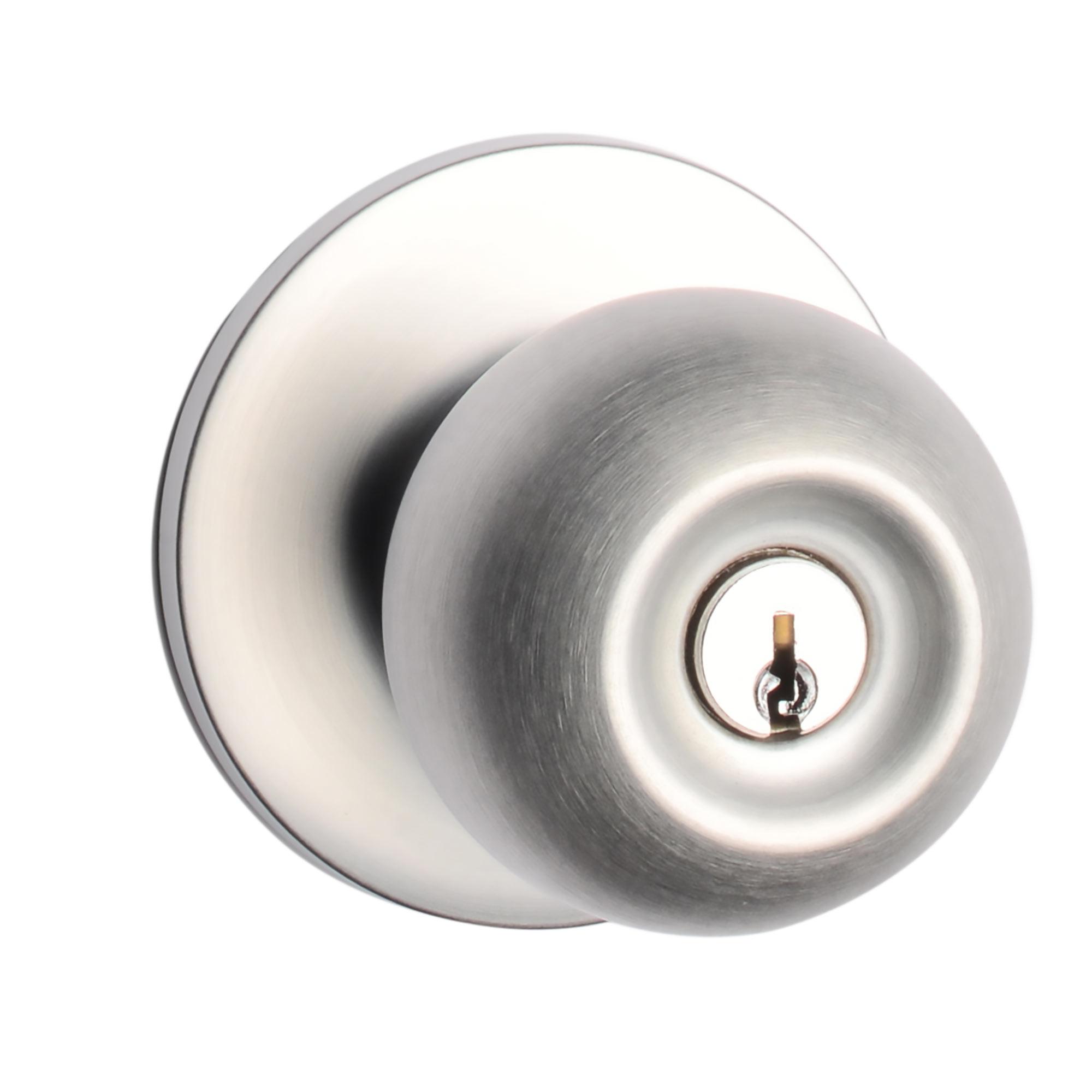 Midtown Passage Knob Satin Stainless Steel
