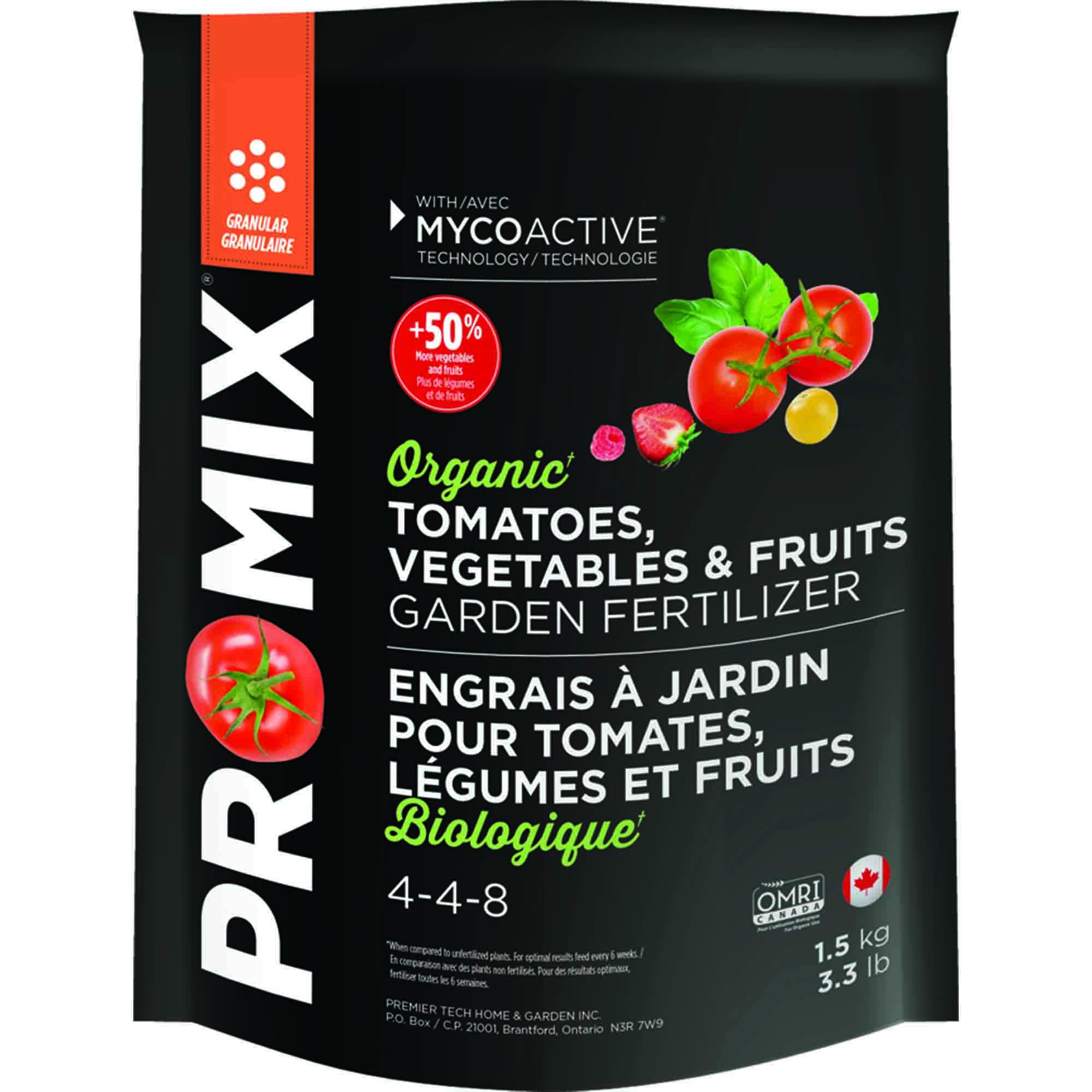 Organic Tomato, Vegetable & Fruit Fertilizer4-4-8