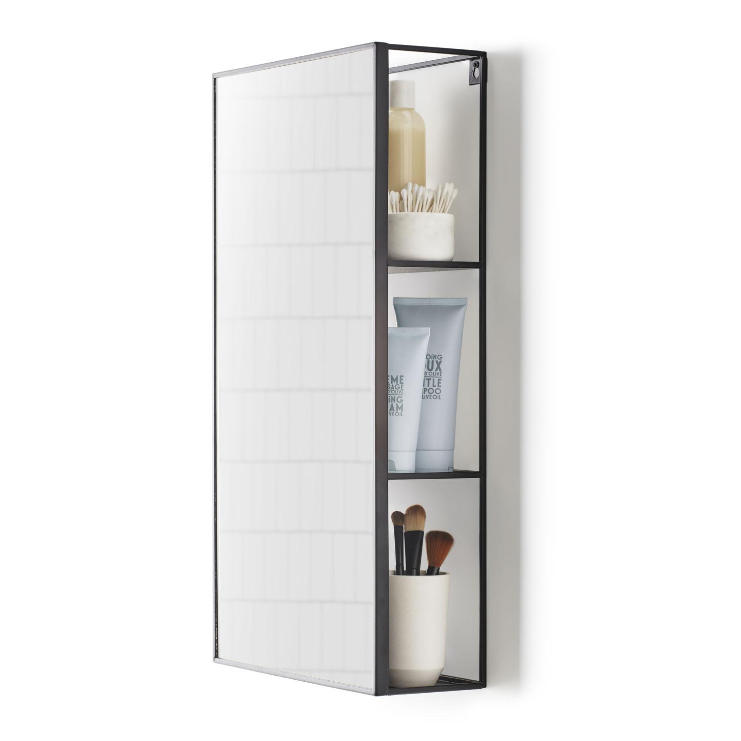 Cubiko Black Mirror and Storage Unit