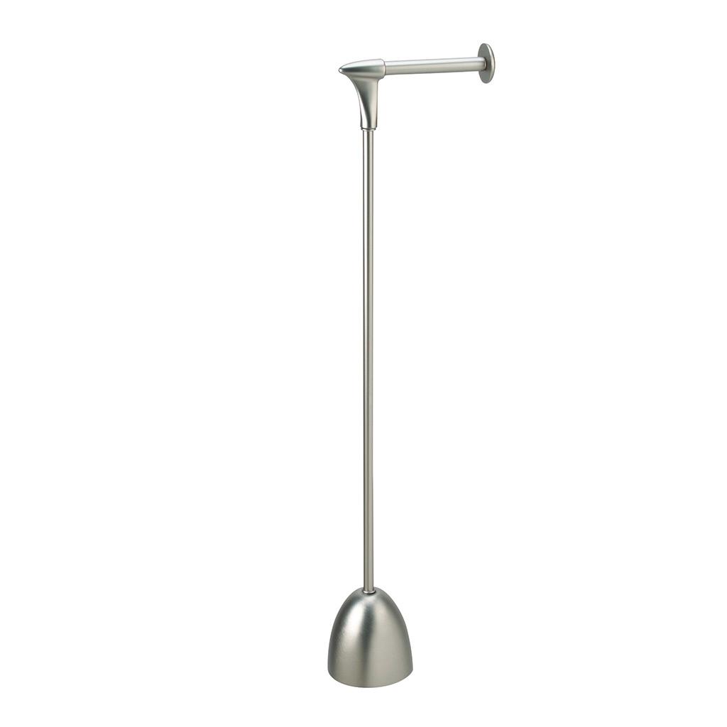 Stream Weighted Nickel Toilet Paper Stand