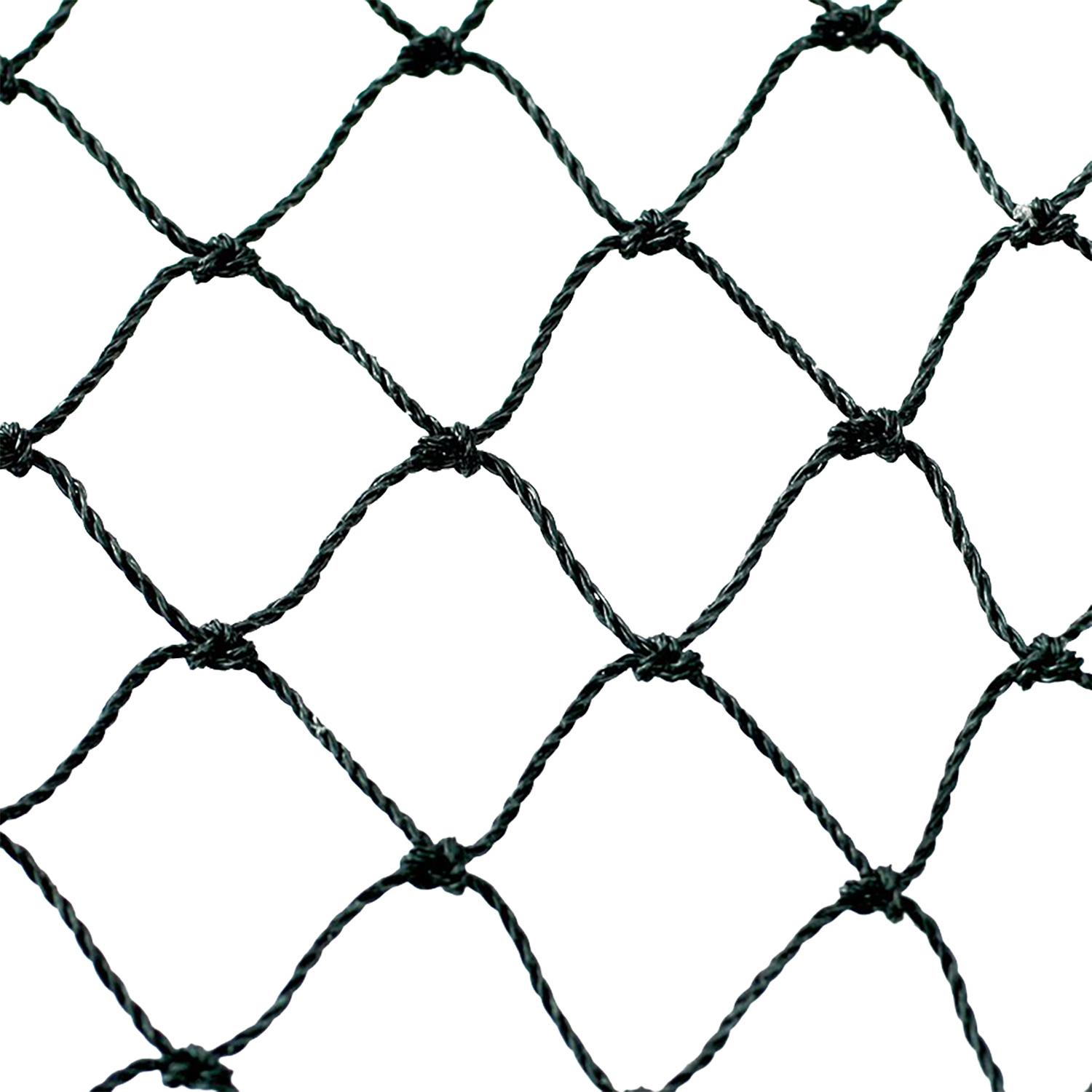 Bird Netting 3/4" Black Polyethylene 25' x 25'