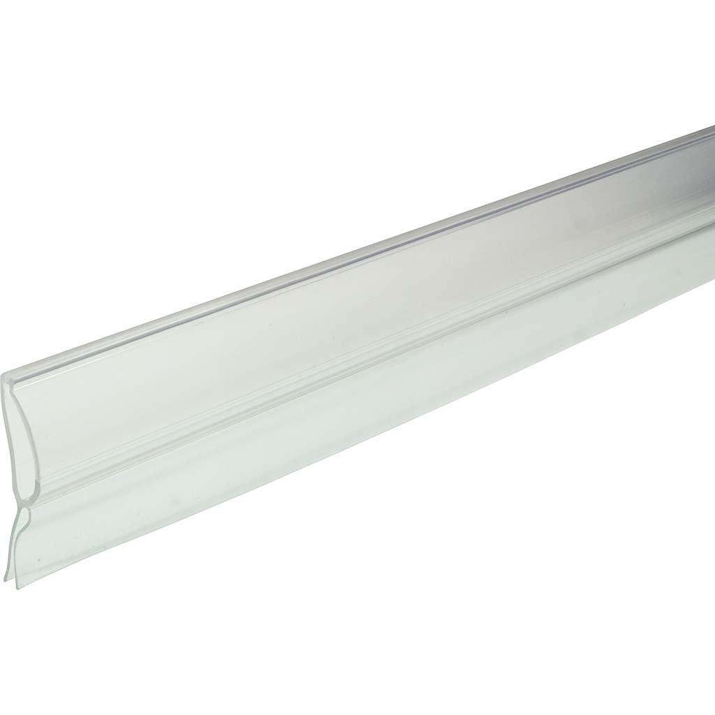 36'' Door Sweep Adhesieve Clear PVC And Fascia Plate