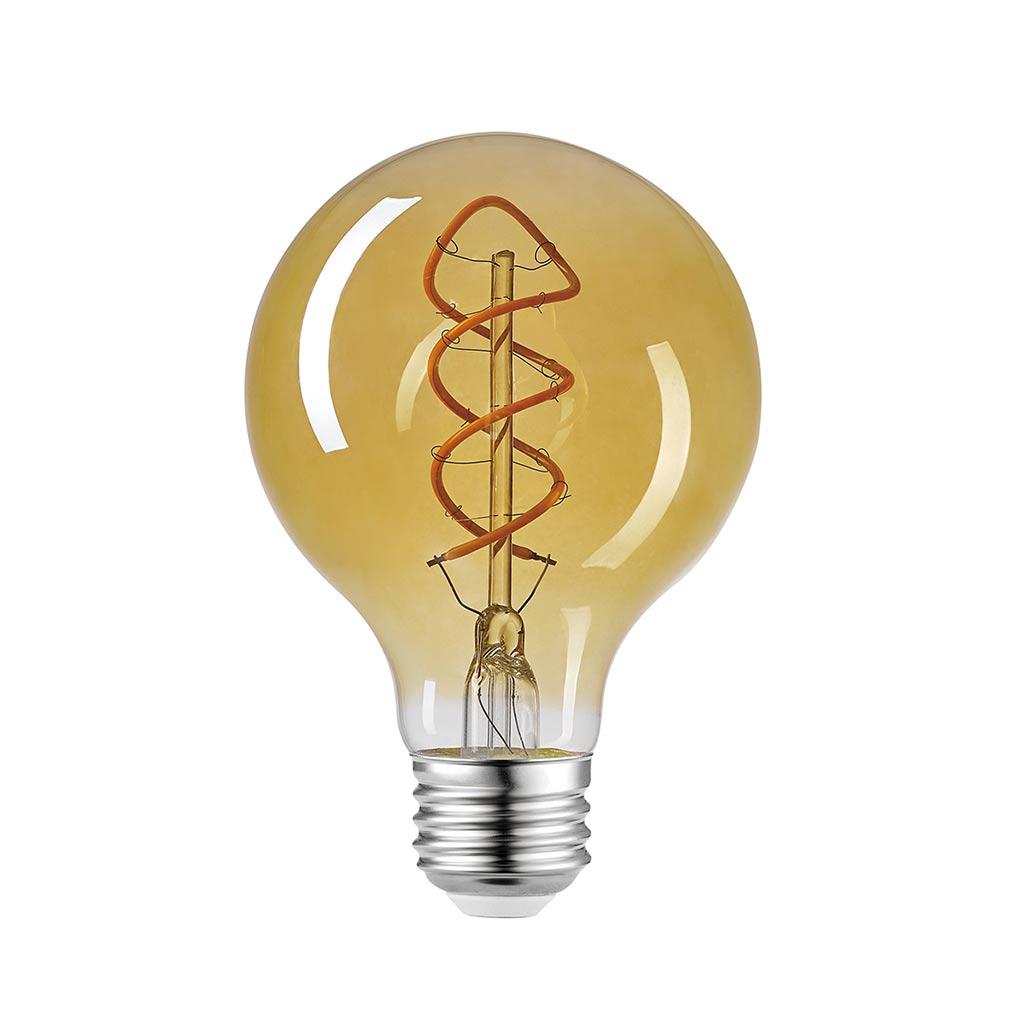 G25 5W 2200K Spiral Vintage LED Bulb