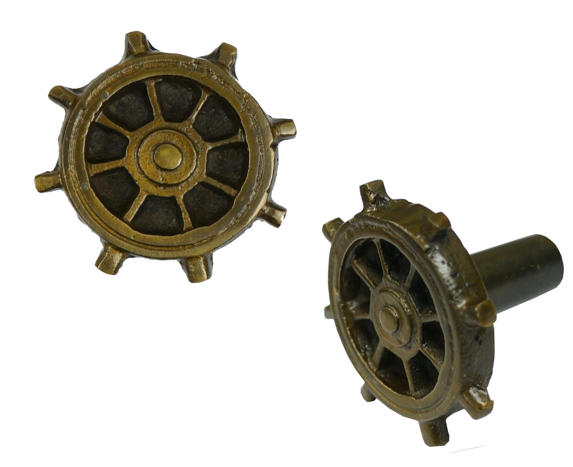 Antique Ship Wheel Knob