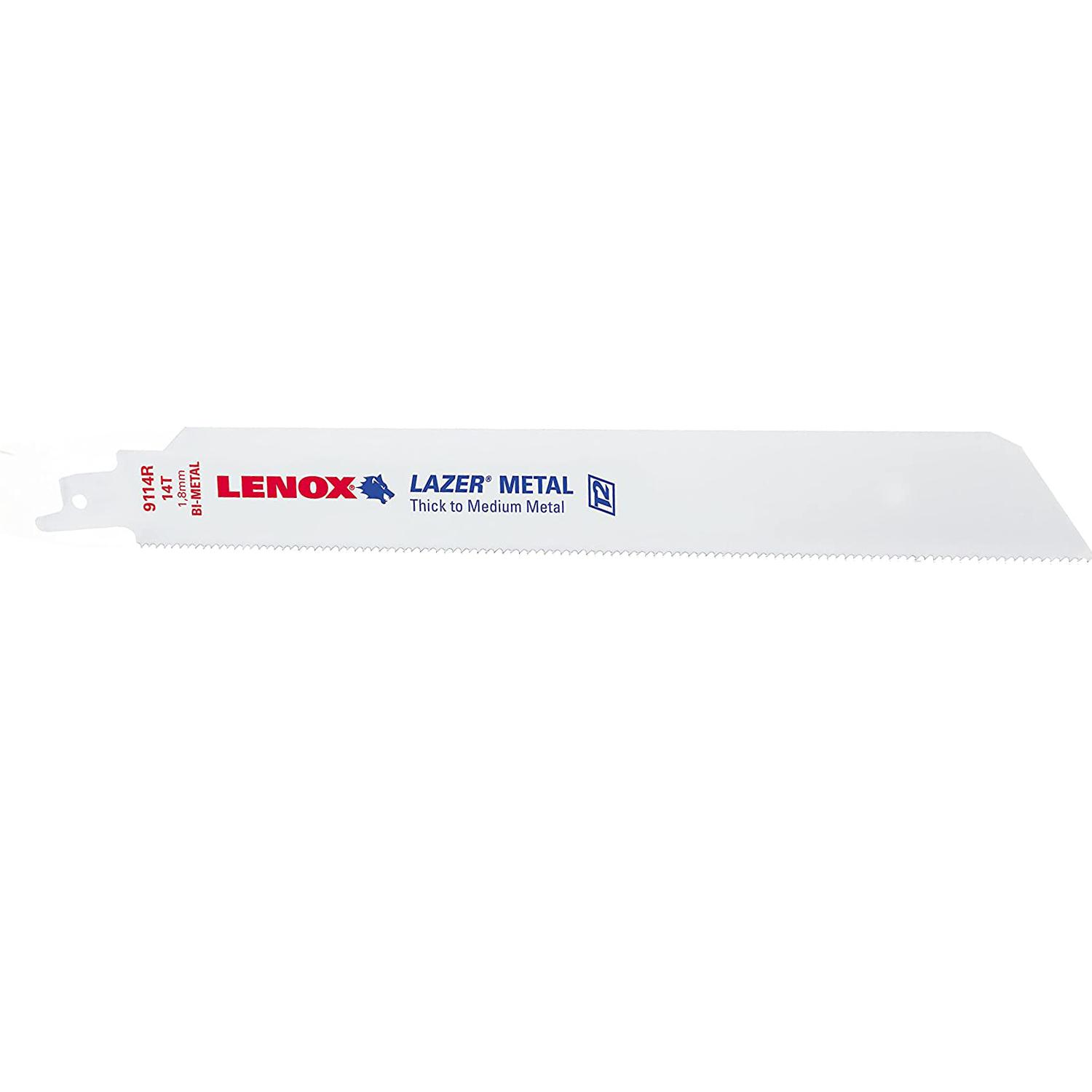9" 14 TPI Bi Metal Lazer Metal Reciprocating Saw Blade