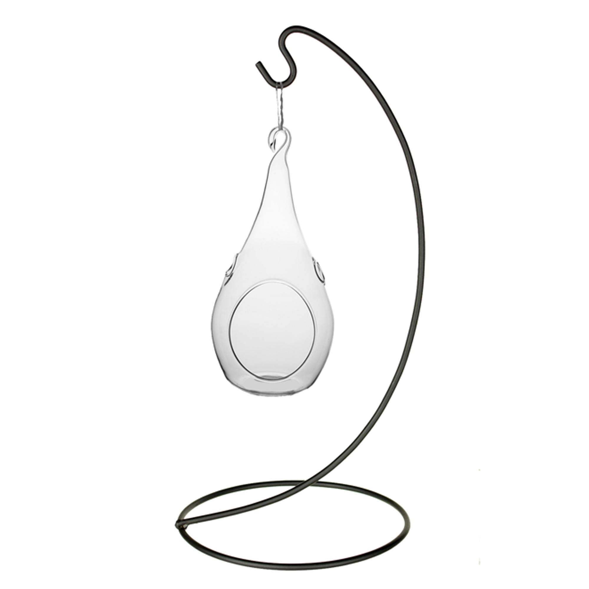 Large Teardrop Terrarium with Stand