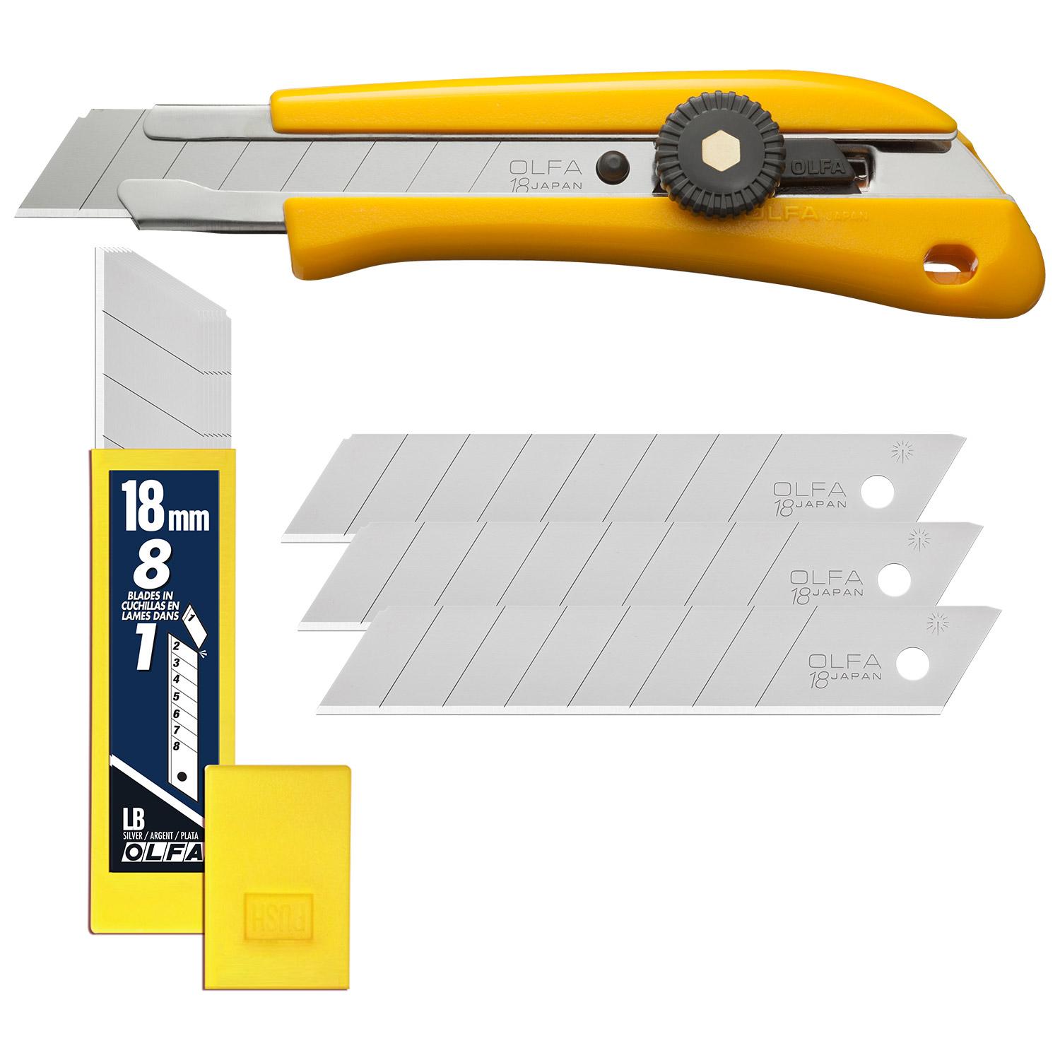 18 mm Knife with 10 Pack Of Blades