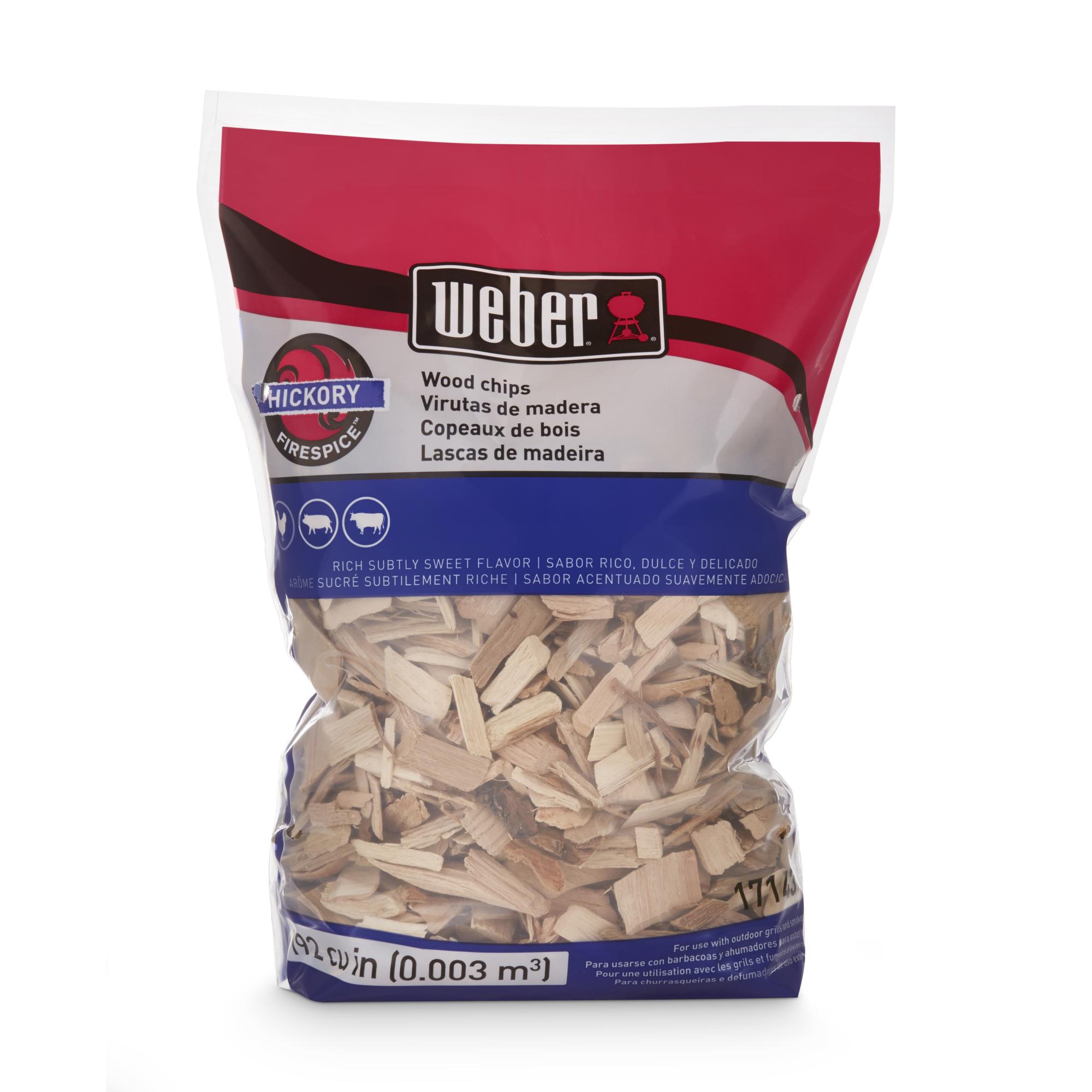 Weber Hickory Wood Chips 2 Lbs