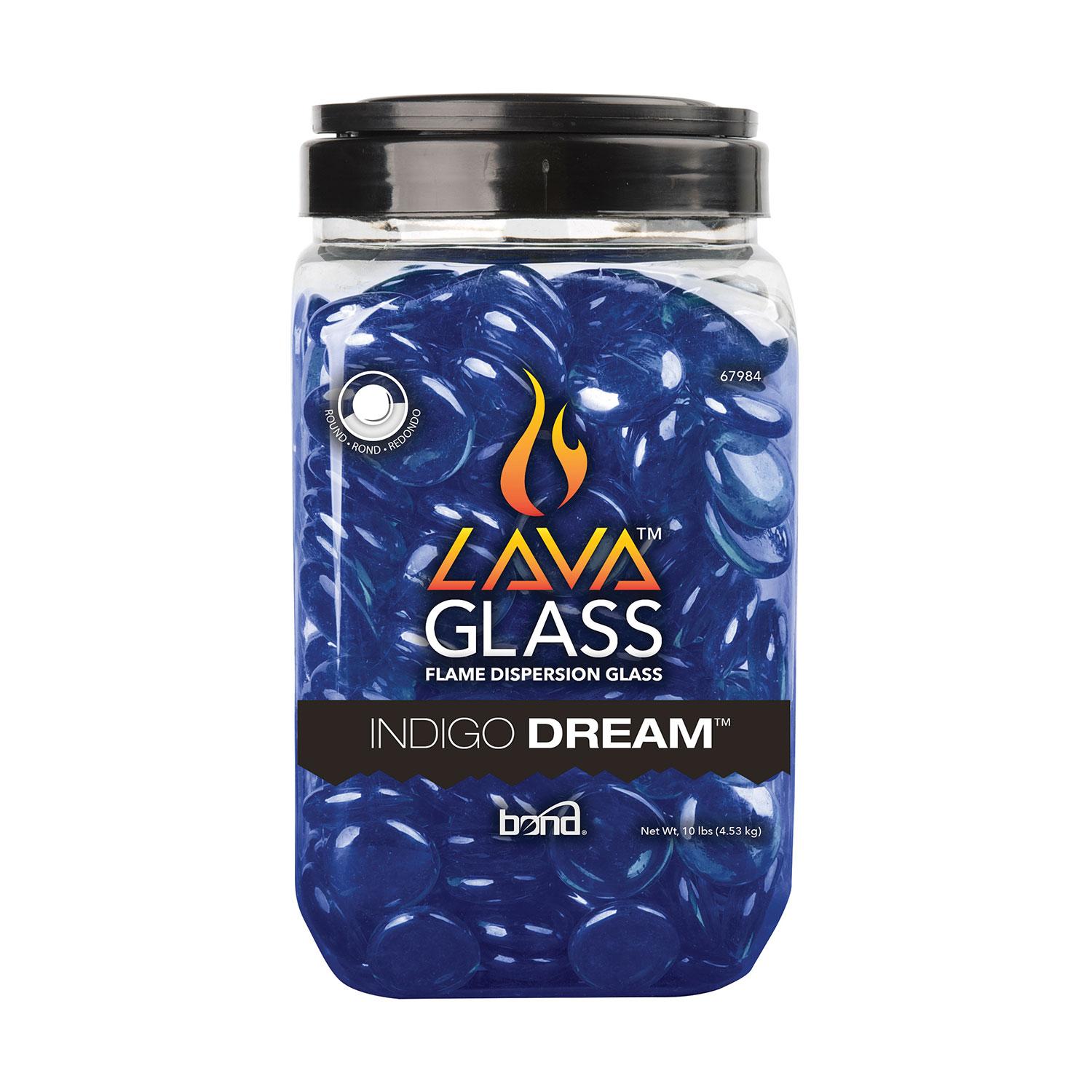 Lavaglass Round Indigo Dream 10 Lb Jar