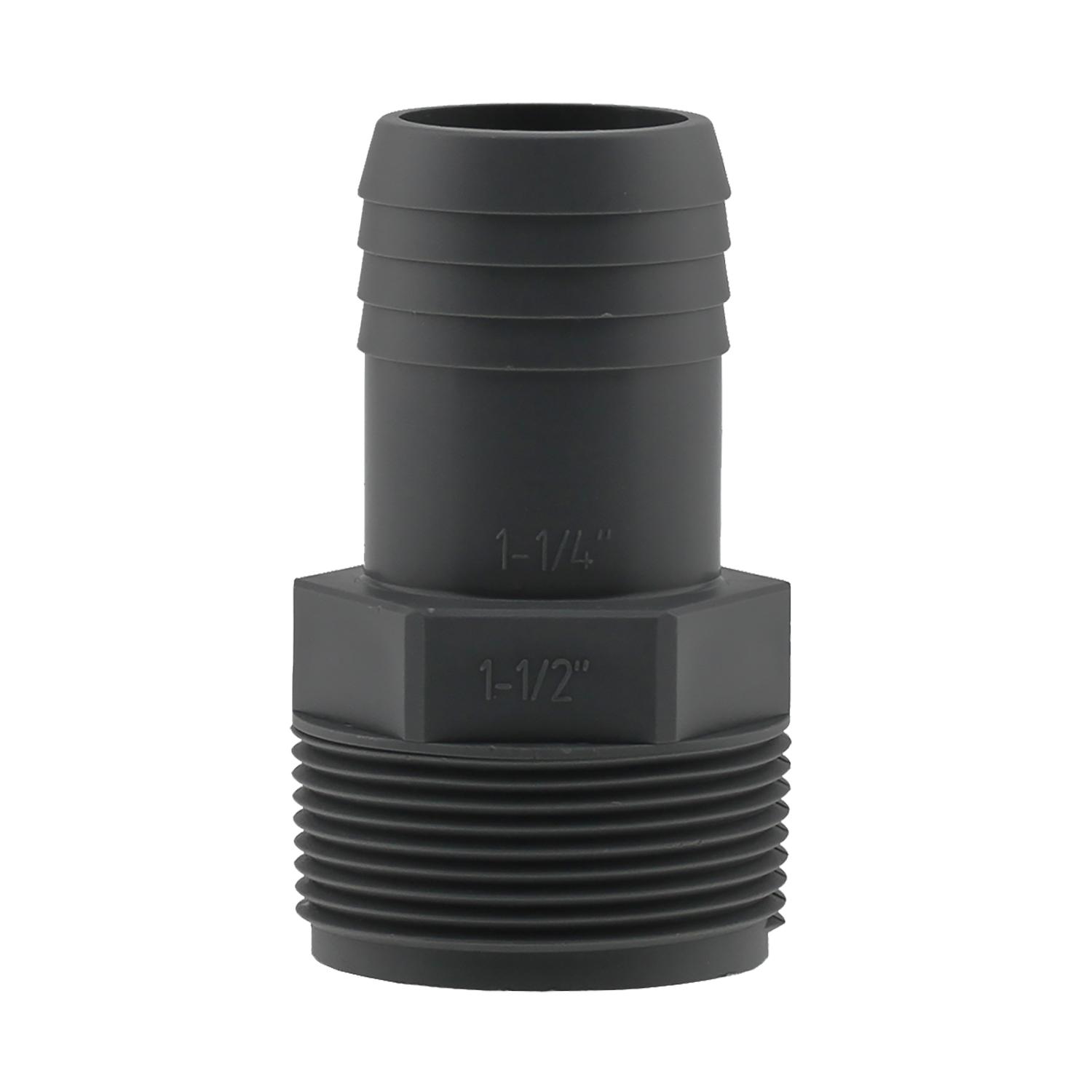 Adaptateur de réduction mâle 1 1/4 x 1 po poly