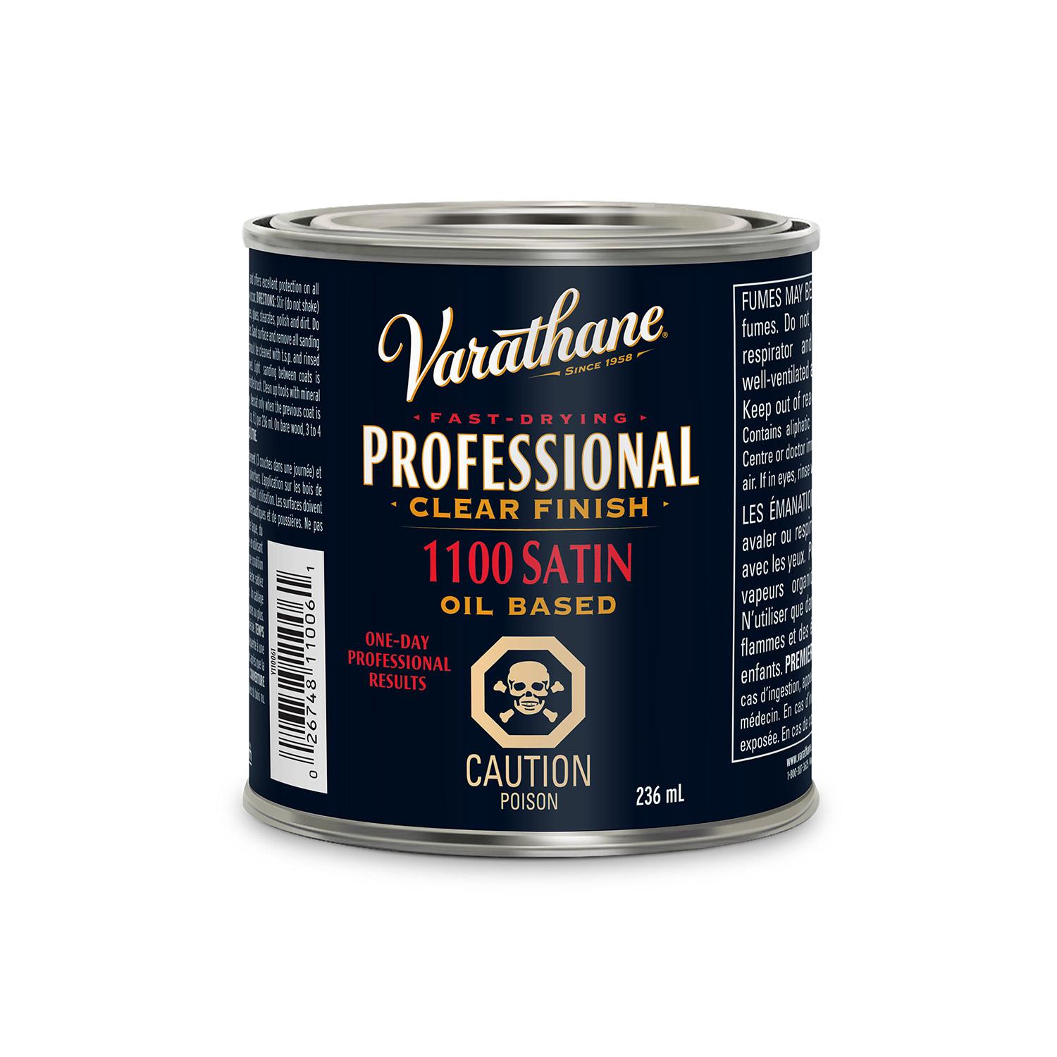 Varathane Oil-Based Clear Finish, Satin 236 mL