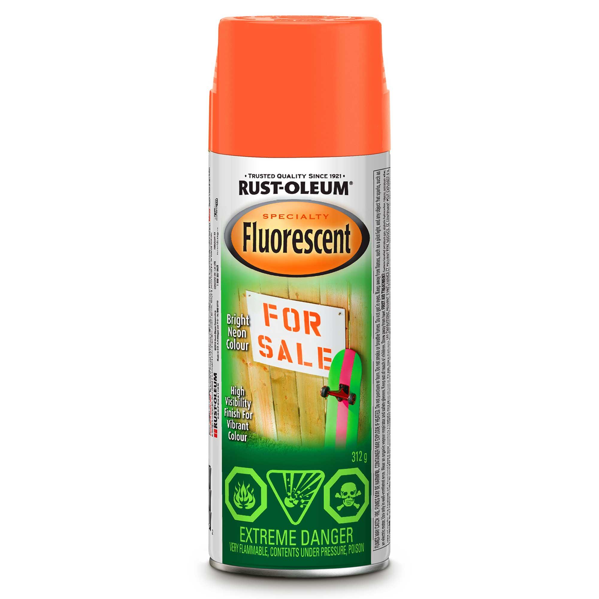 Rust-Oleum Specialty Fluorescent Paint-Red-Orange 312g